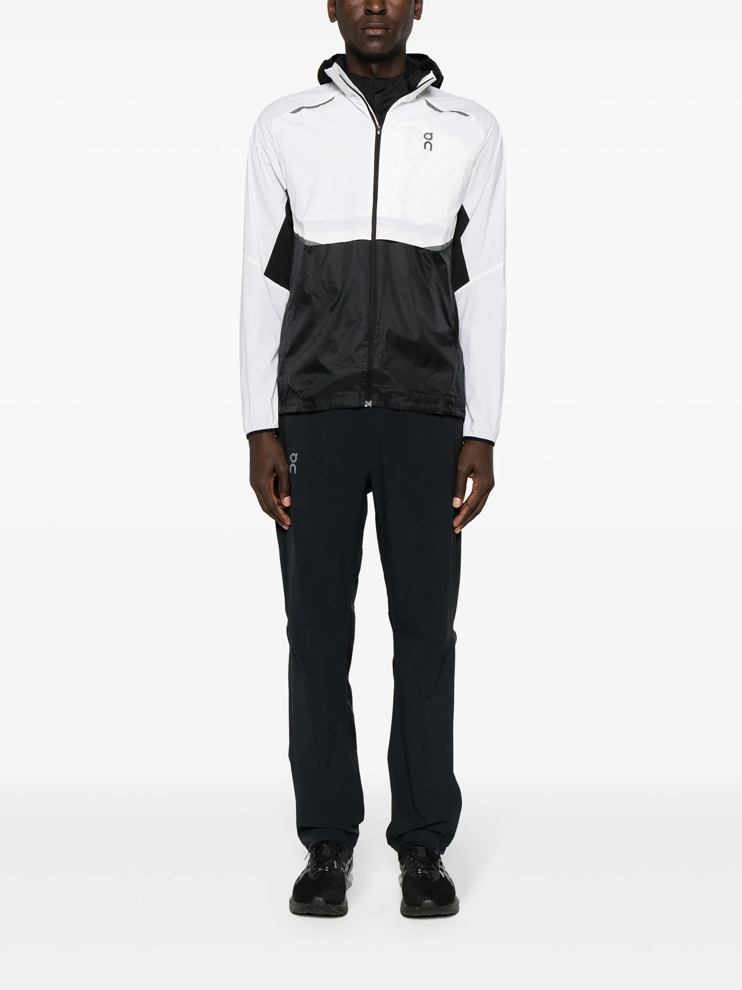 logo-print performance track pants