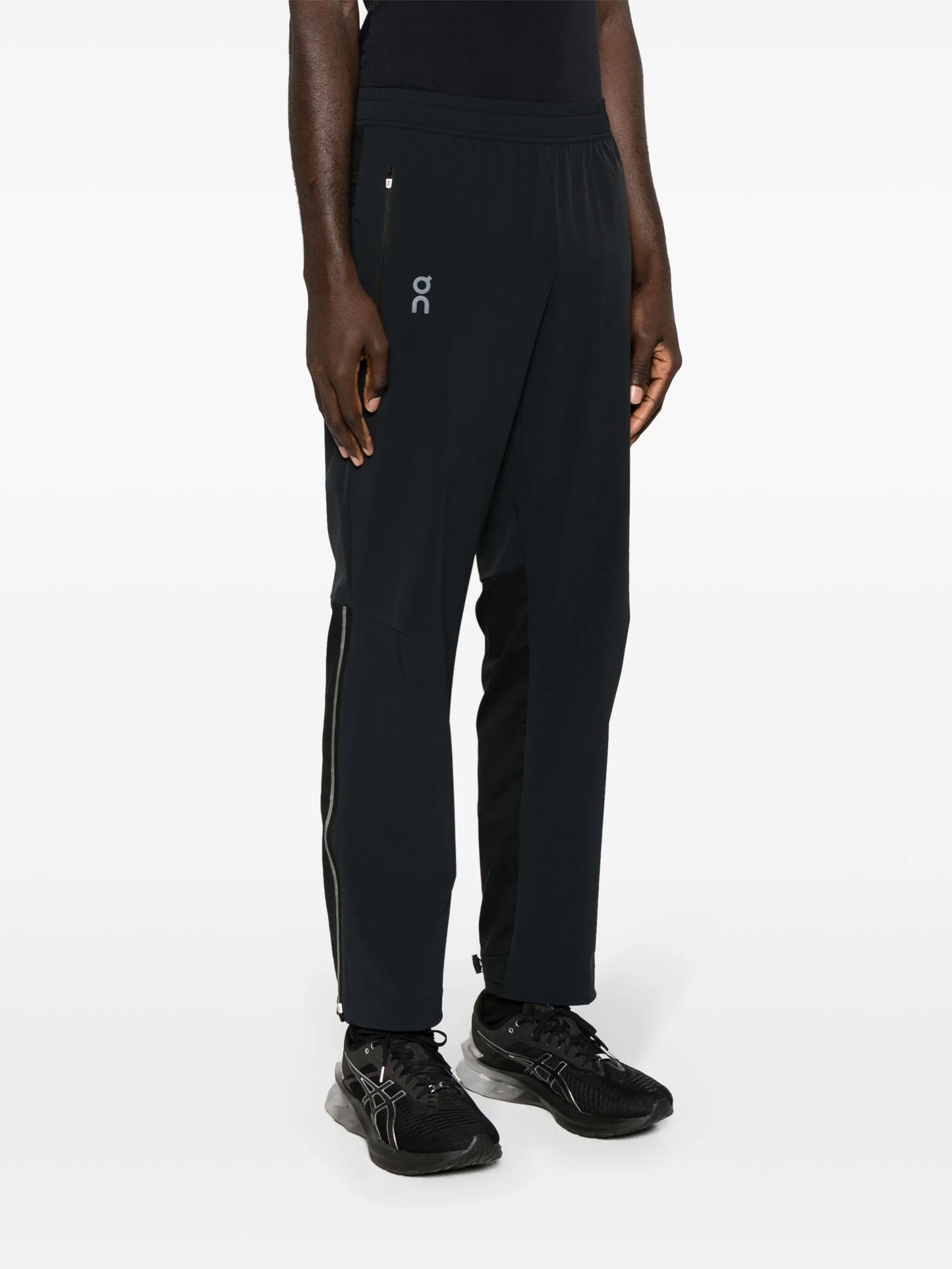 logo-print performance track pants