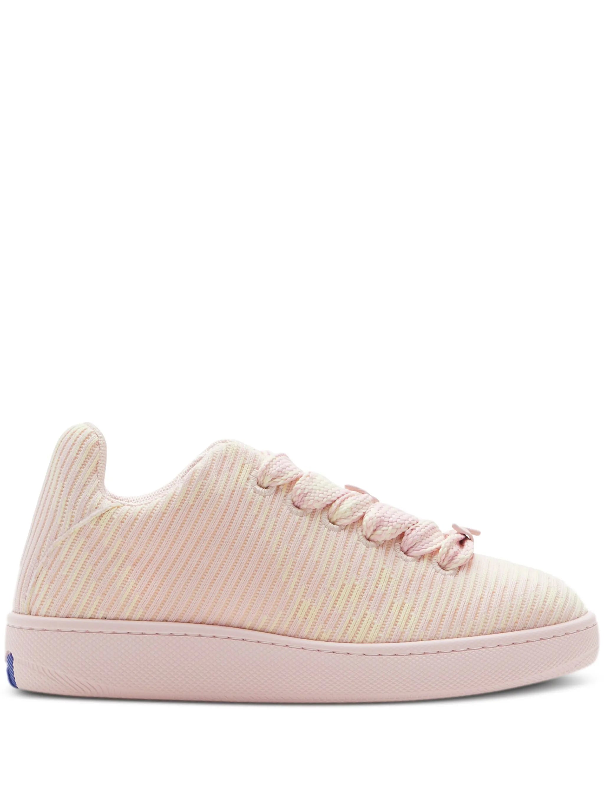 Box checked sneakers