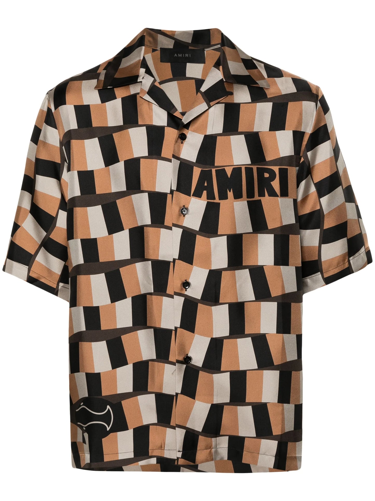 Snake Checker bowling shirt