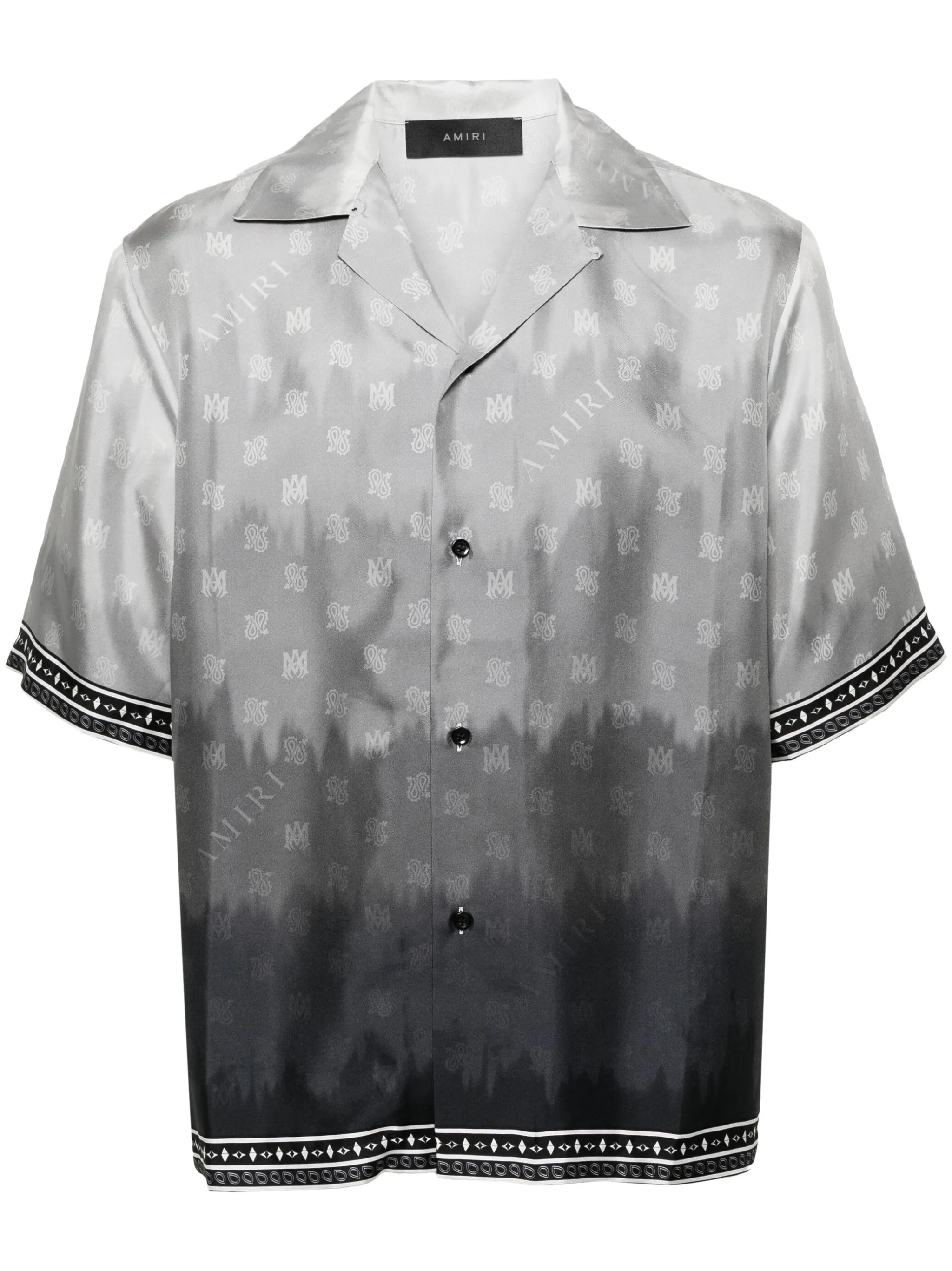 bandana-print silk shirt