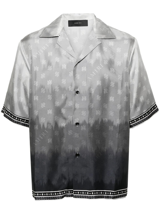 bandana-print silk shirt