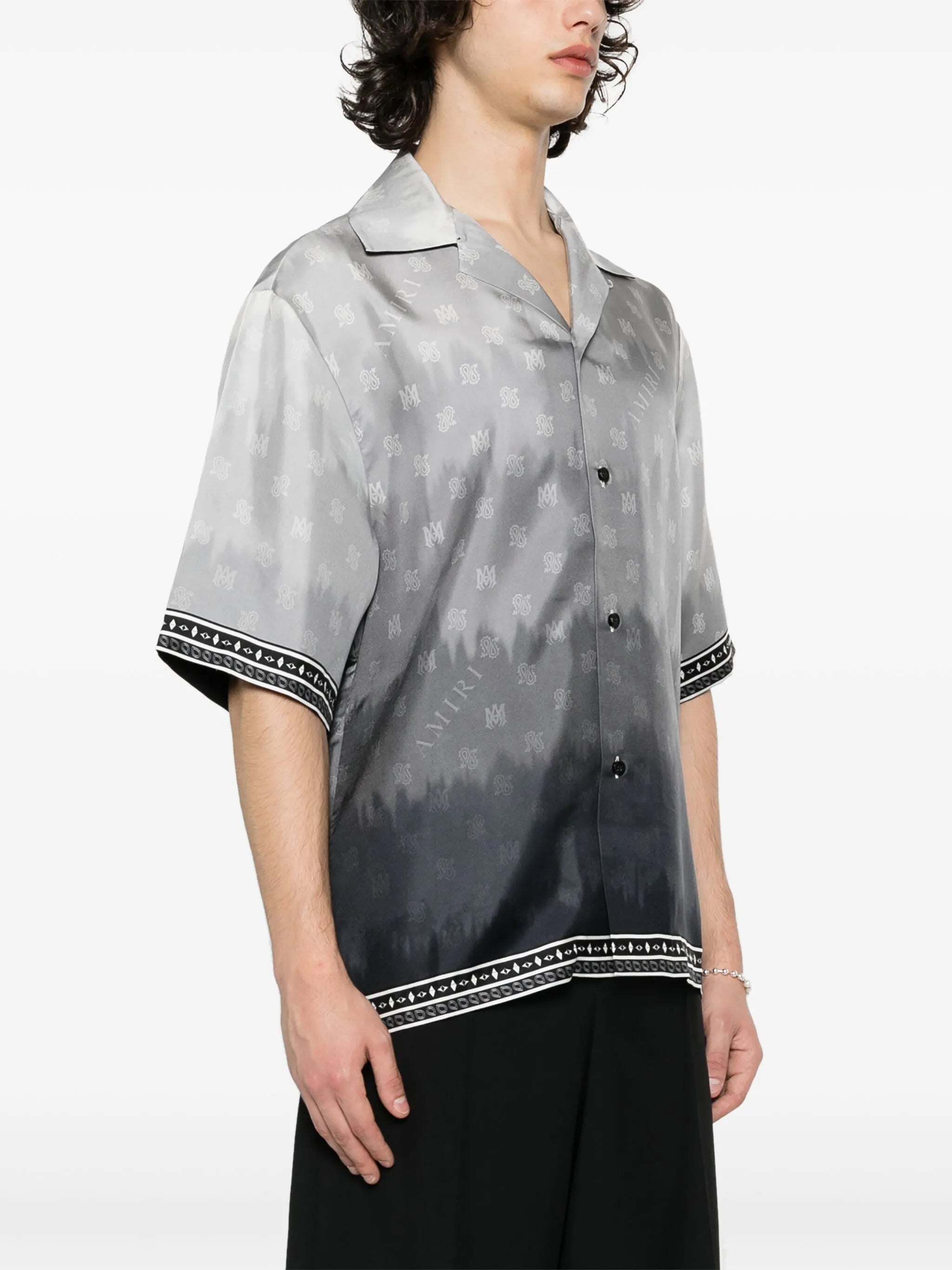 bandana-print silk shirt