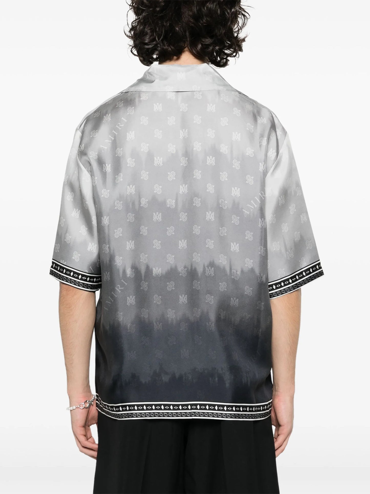 bandana-print silk shirt