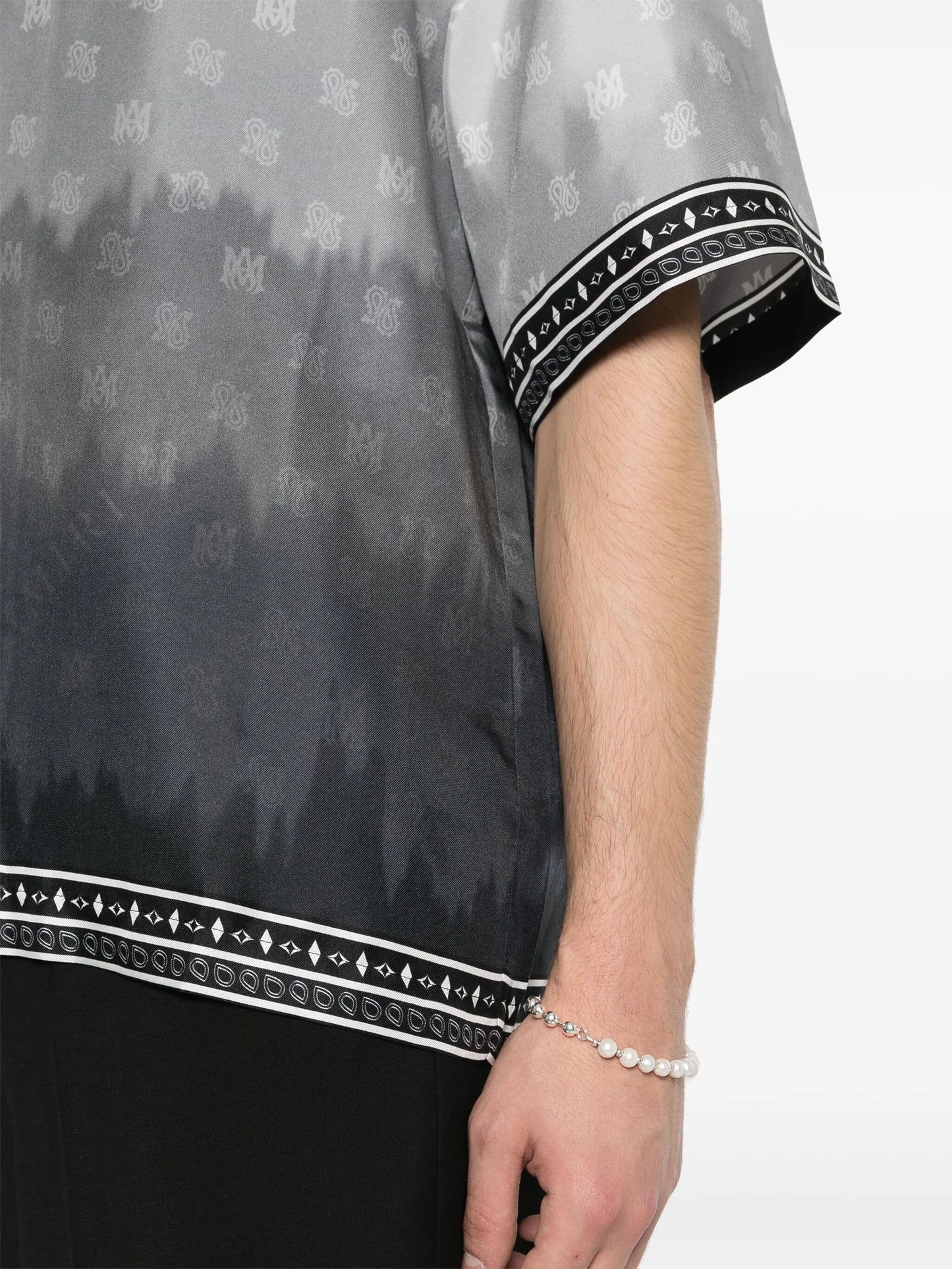 bandana-print silk shirt