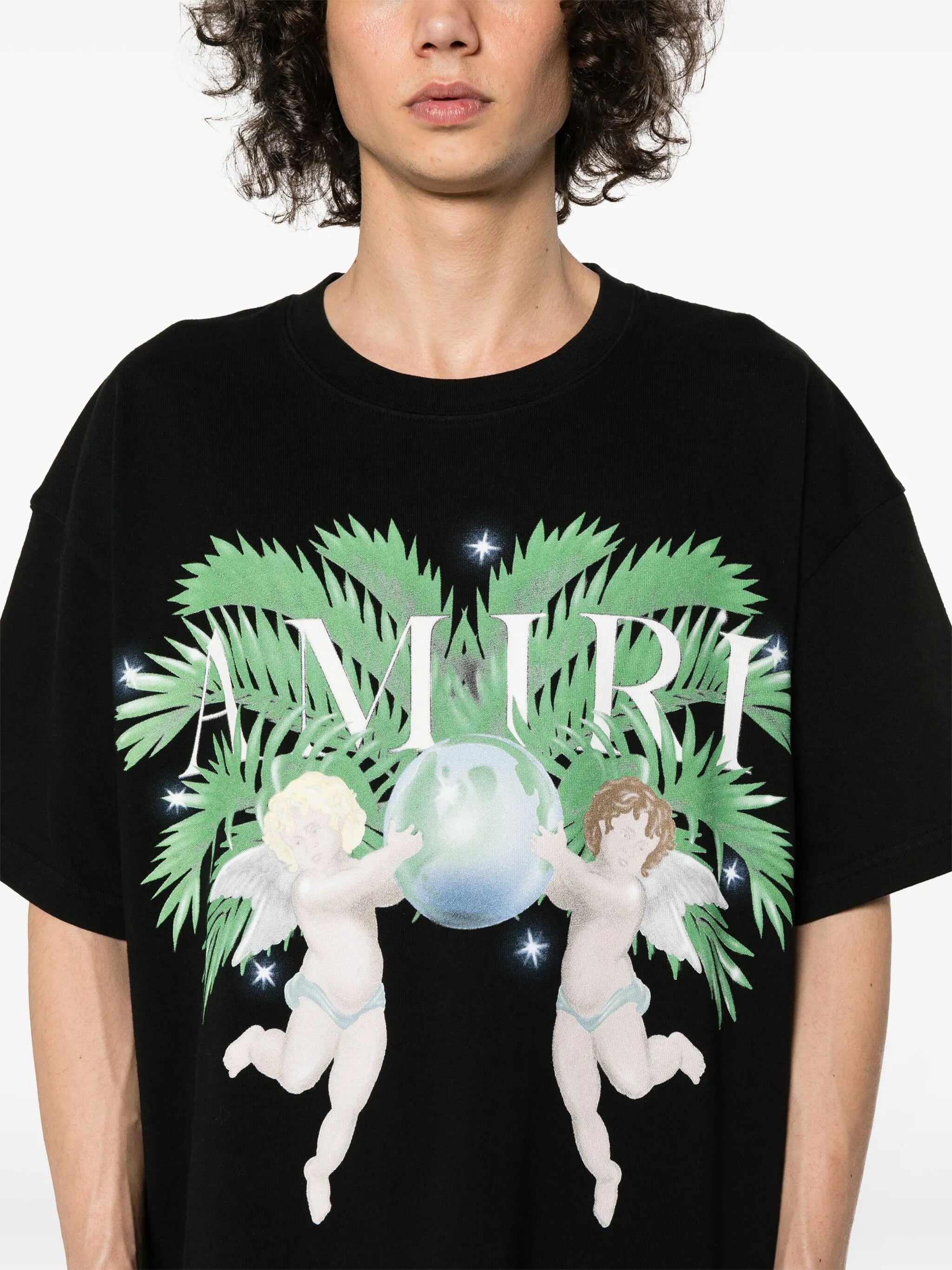 logo-print cotton T-shirt