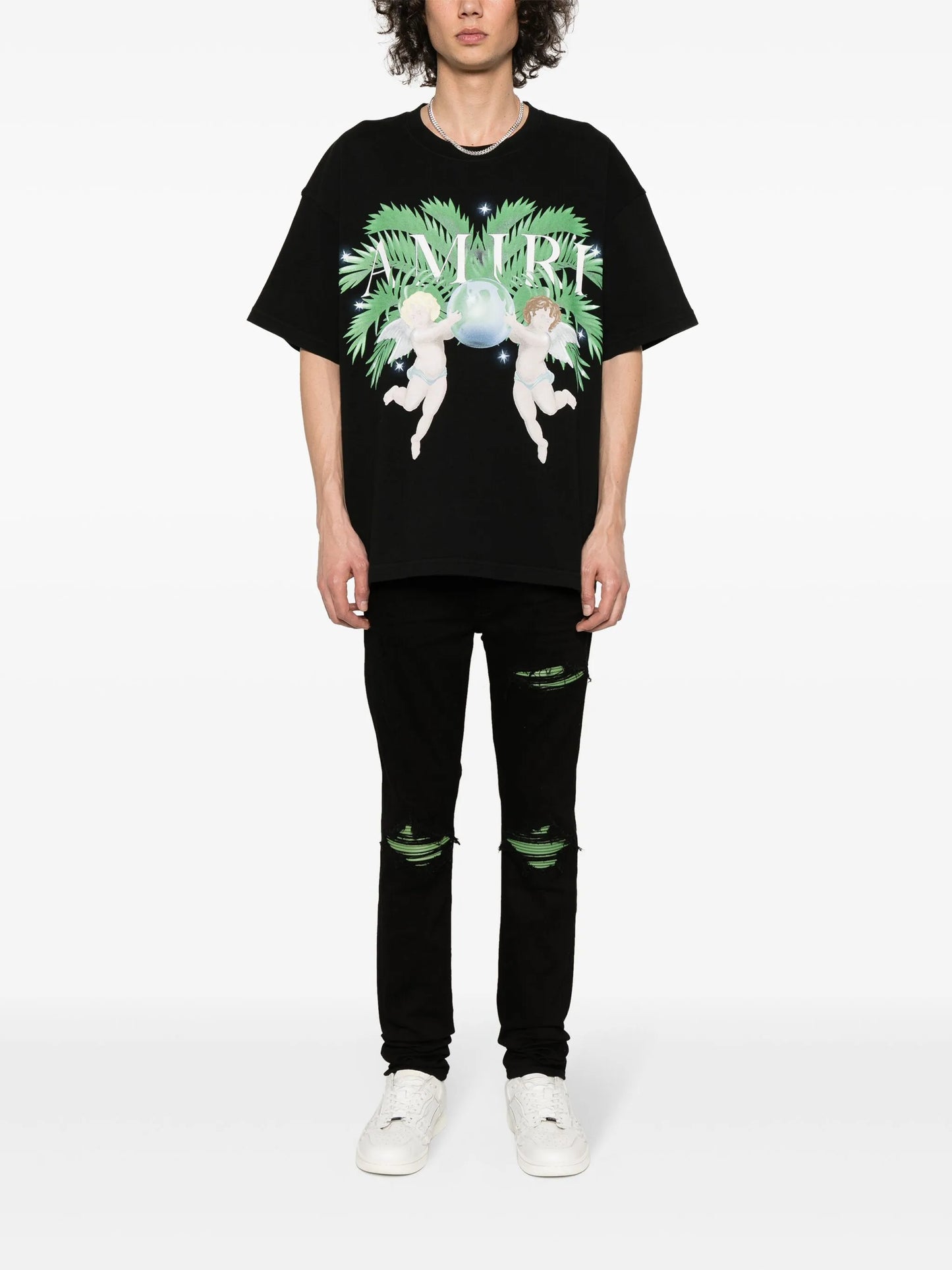 logo-print cotton T-shirt