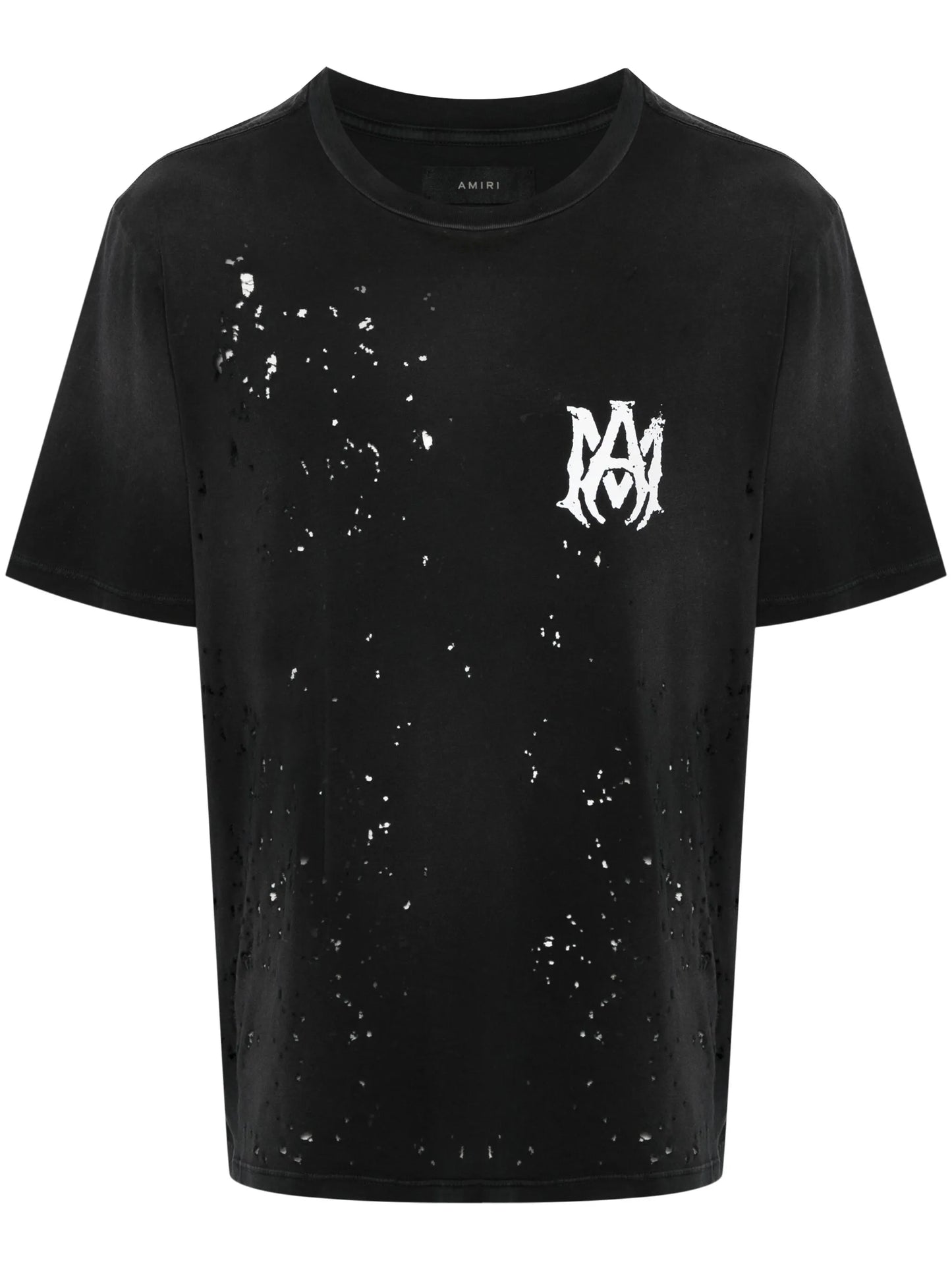 distressed logo-print T-shirt