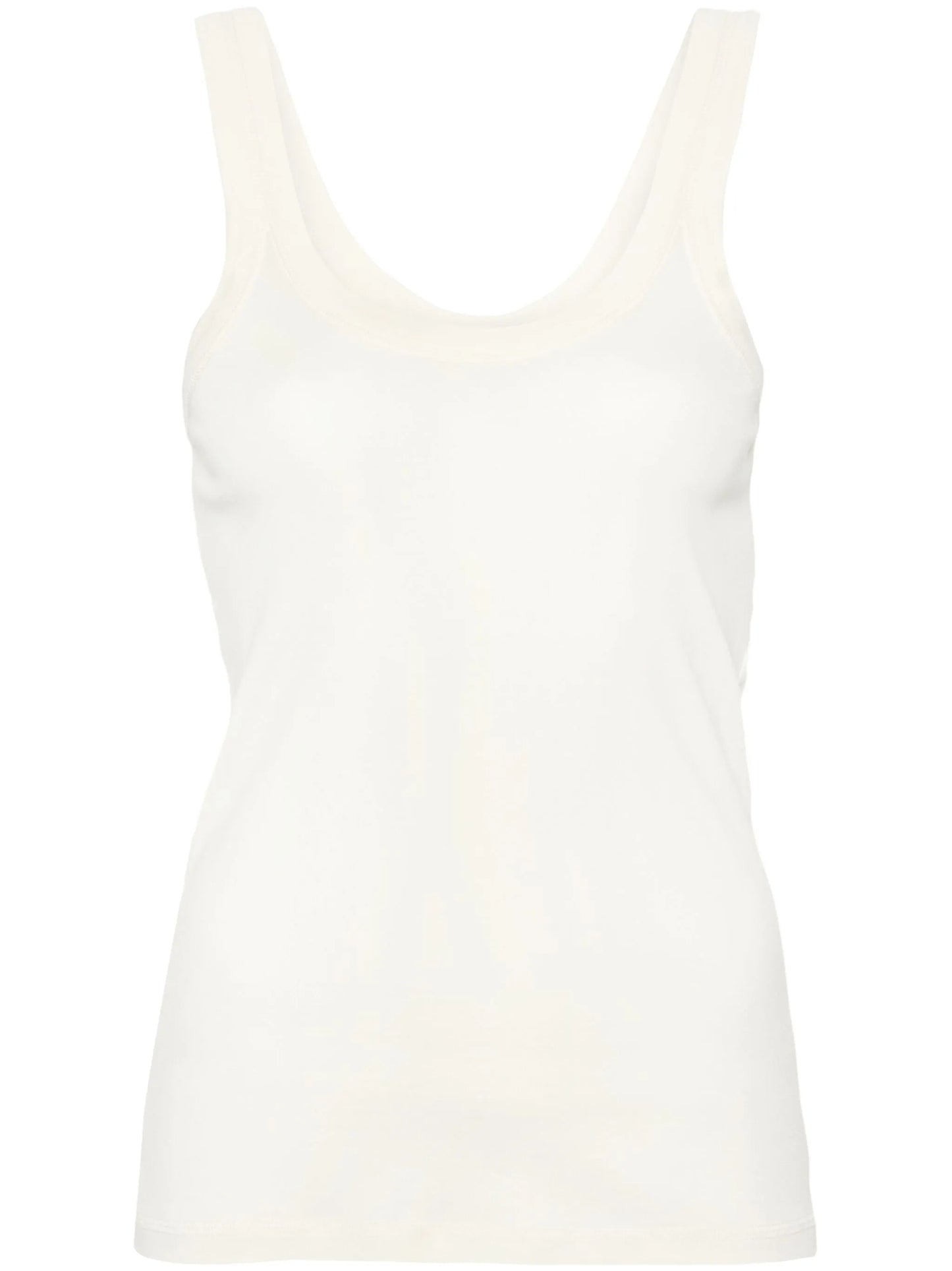 fine-ribbed tank top