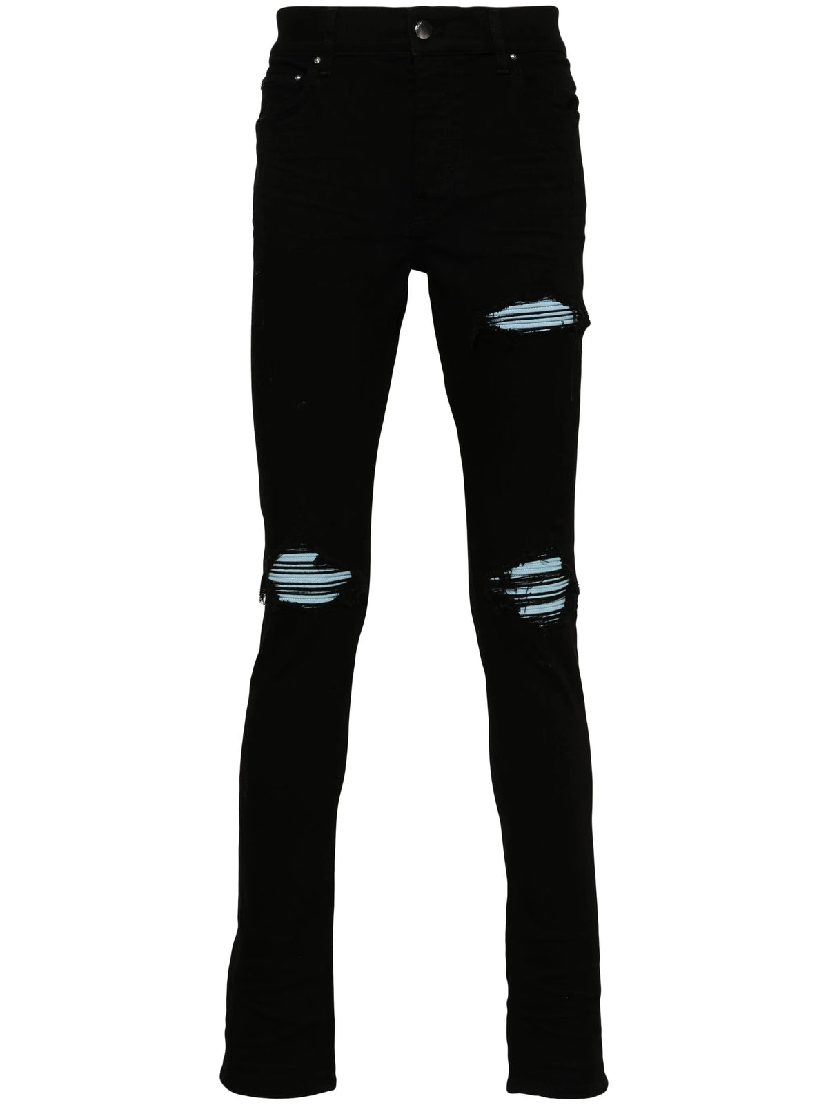 MX1 distressed skinny jeans