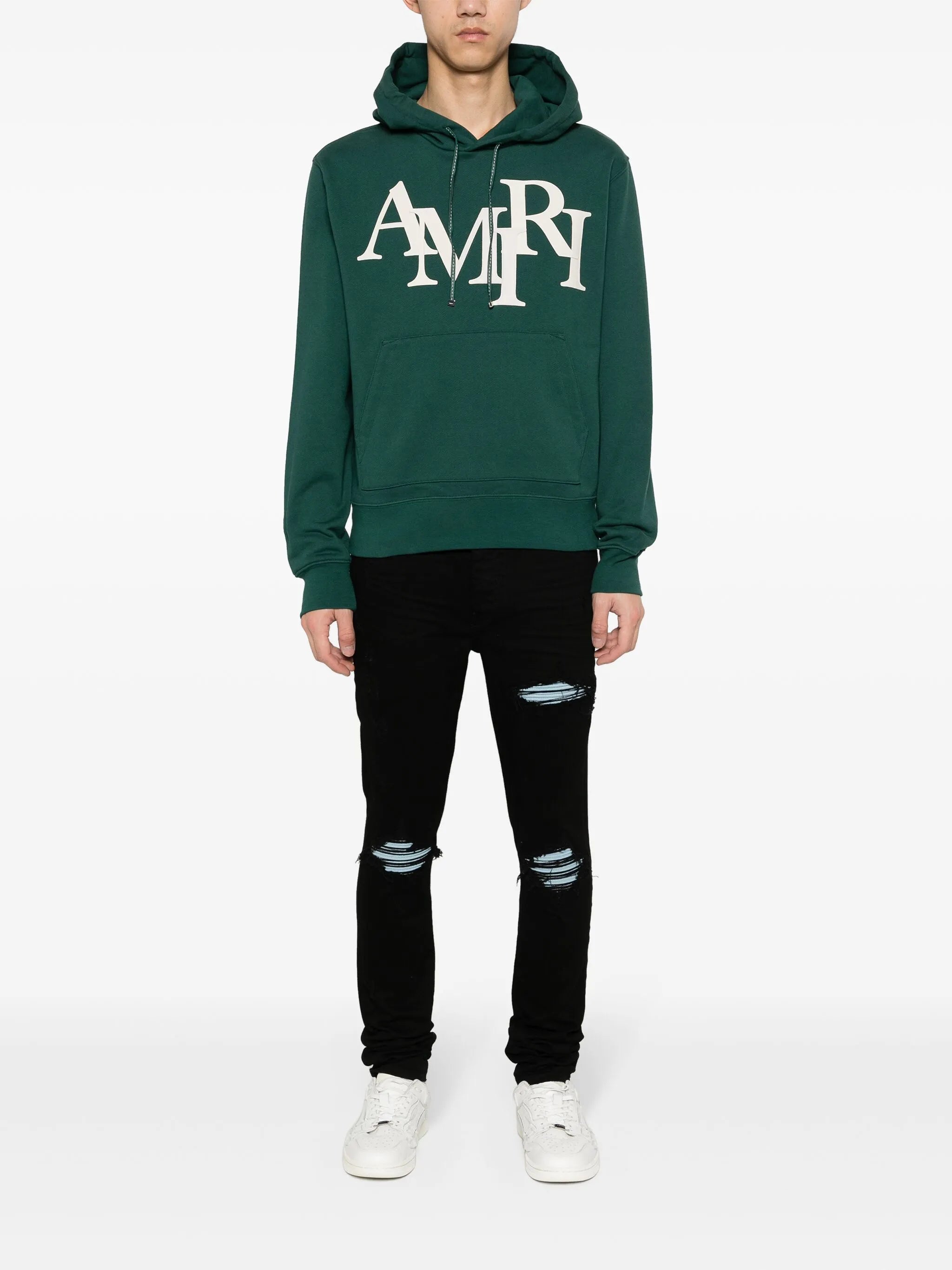 MX1 distressed skinny jeans
