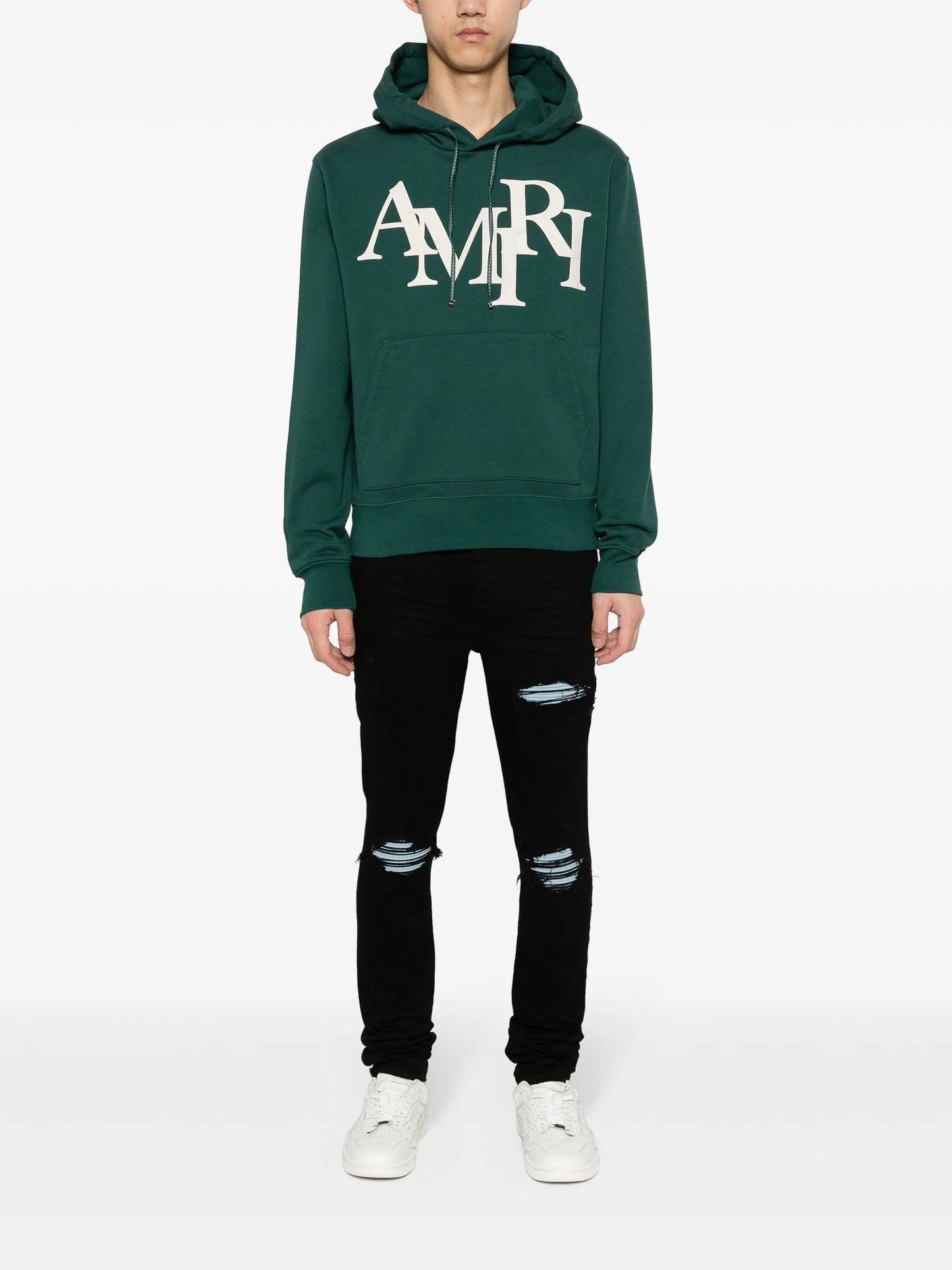MX1 distressed skinny jeans