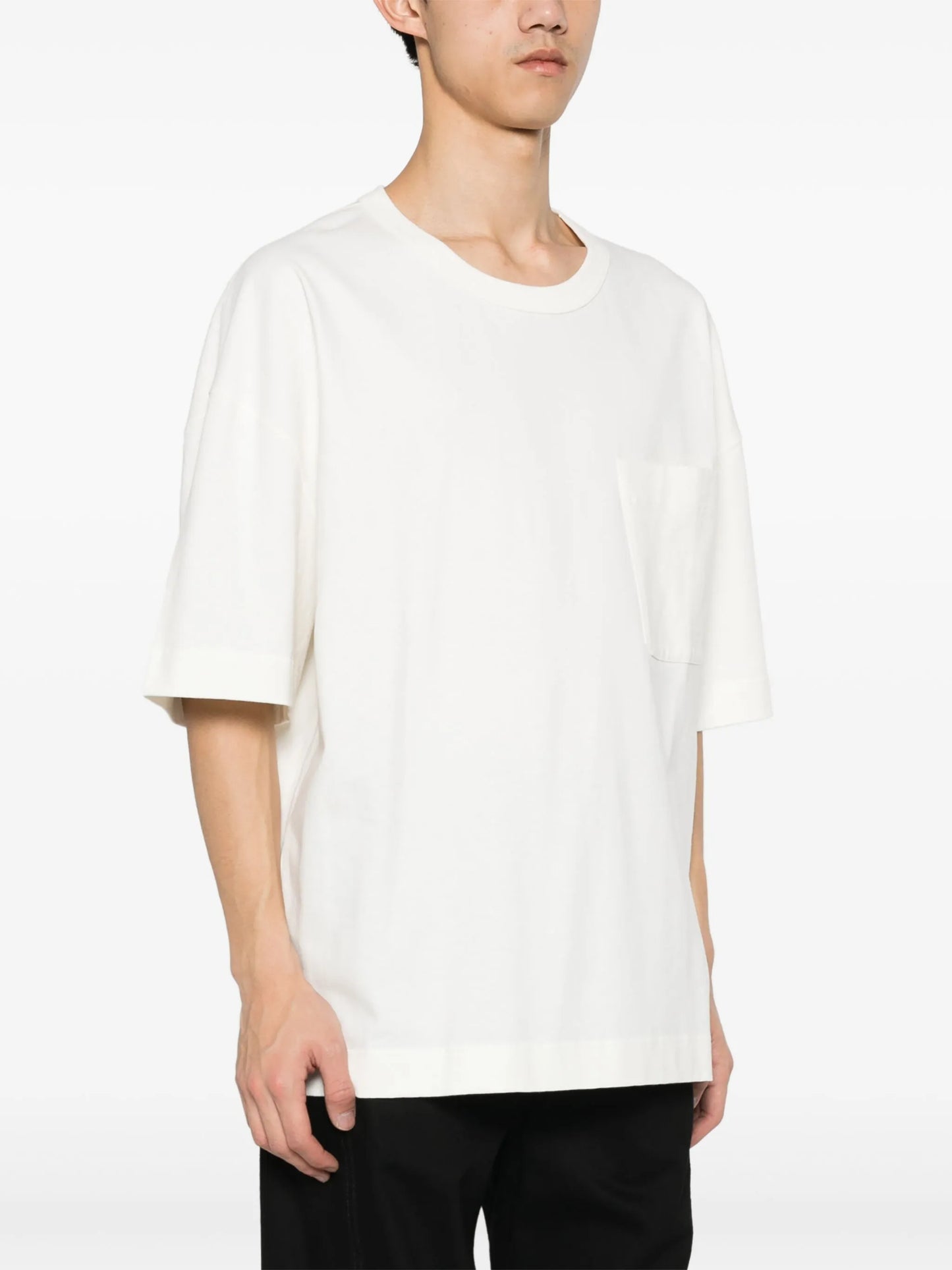 chest-pocket jersey T-shirt