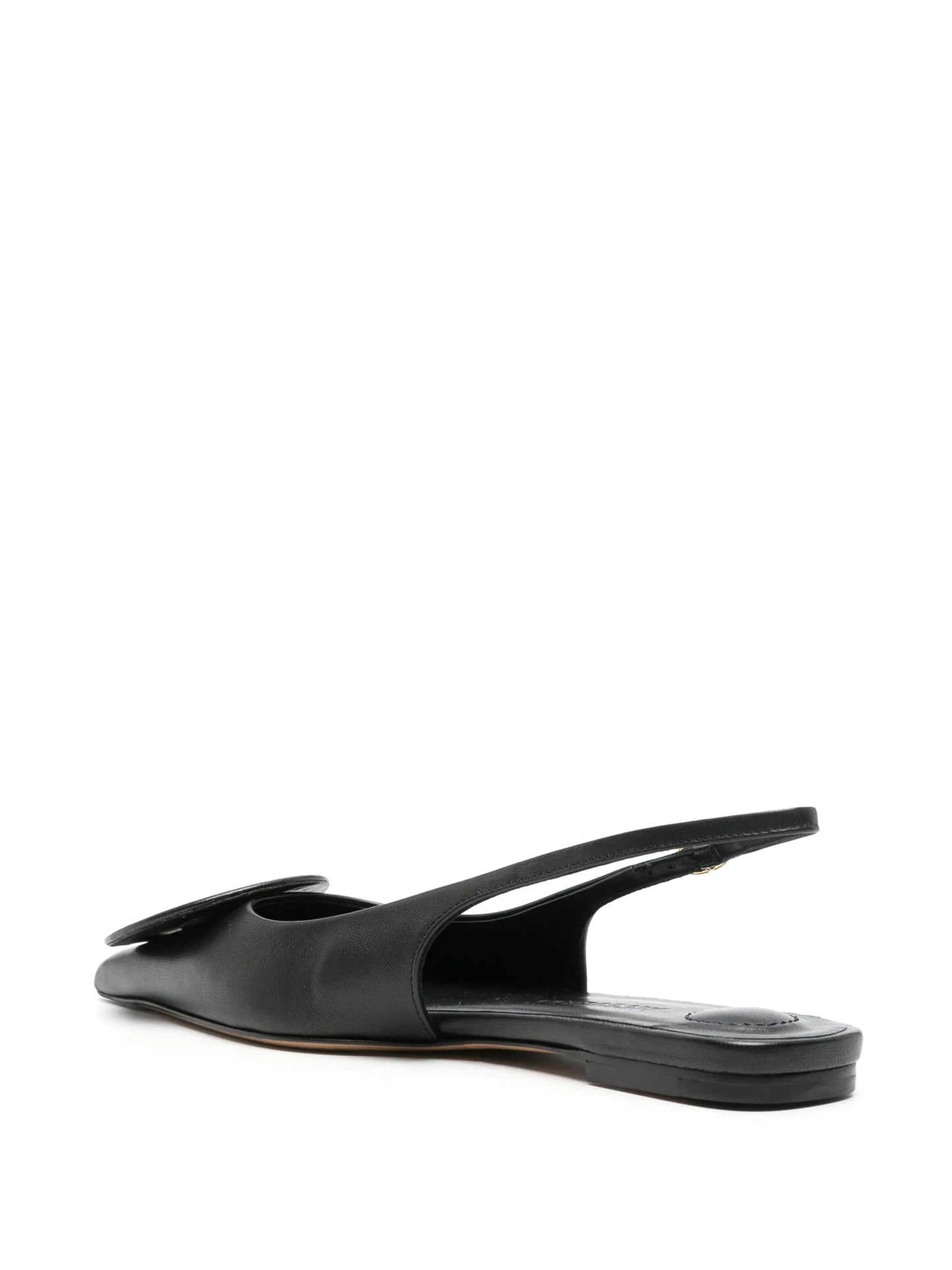 Les Slingbacks Duelo leather ballerina shoes