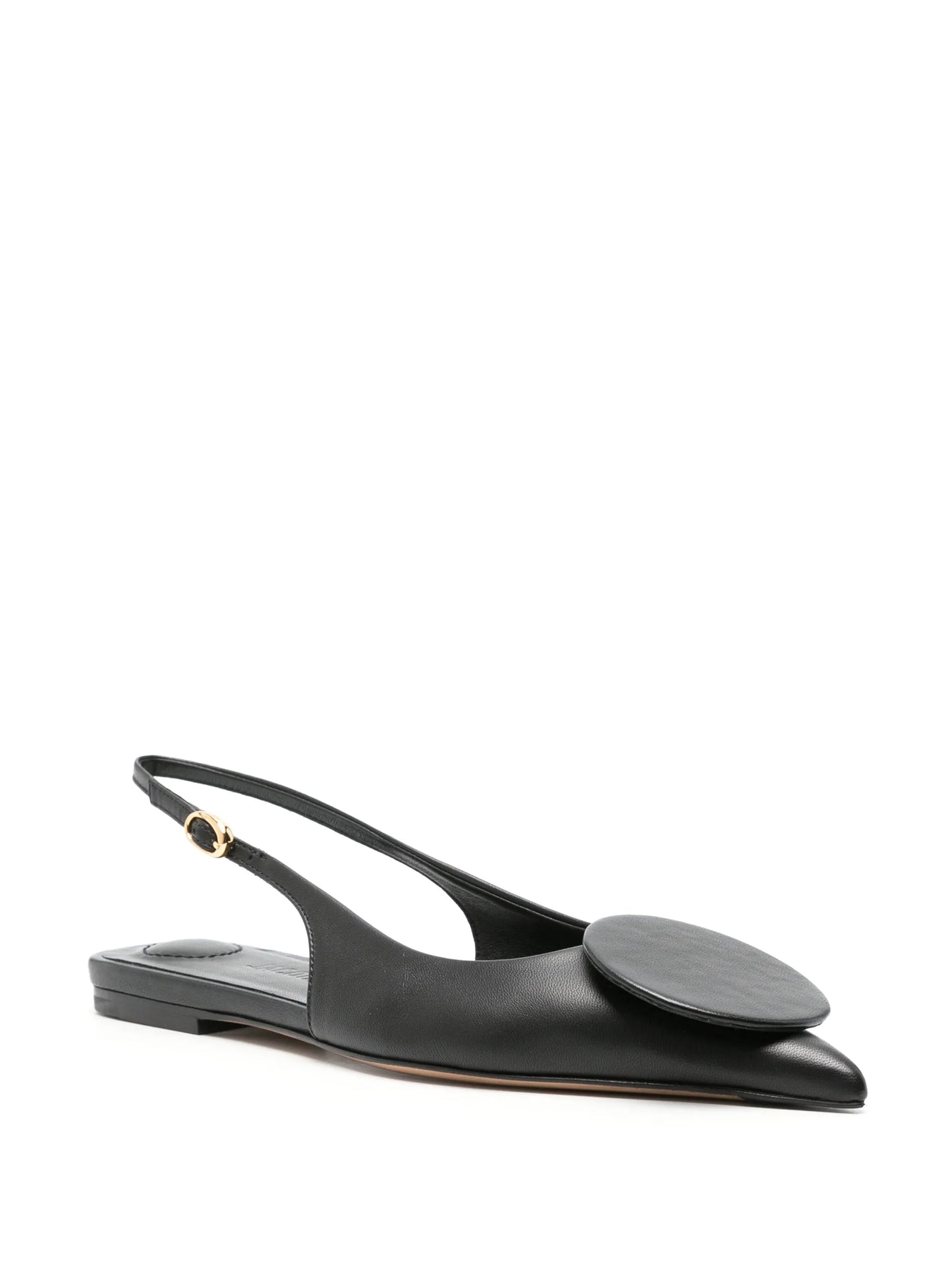 Les Slingbacks Duelo leather ballerina shoes