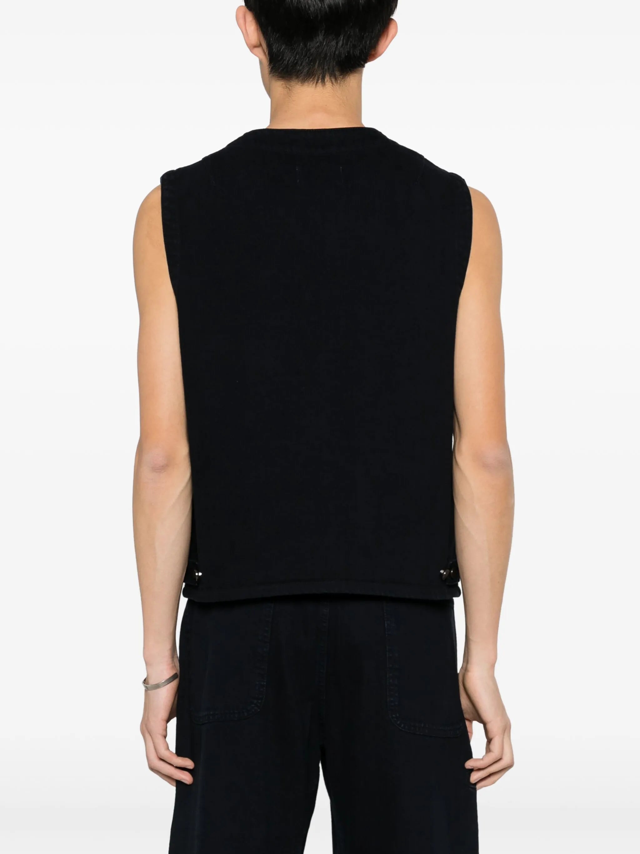 4 Pocket denim gilet