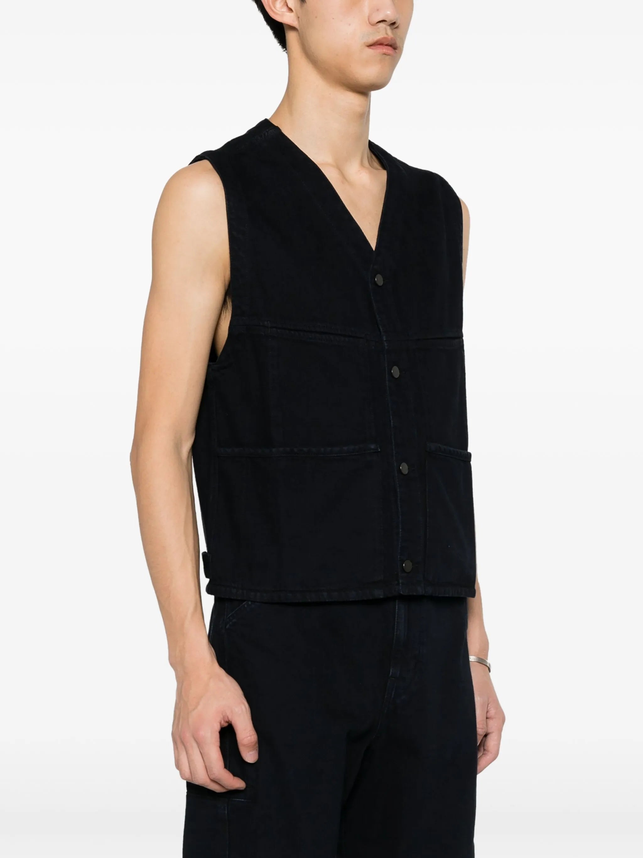 4 Pocket denim gilet