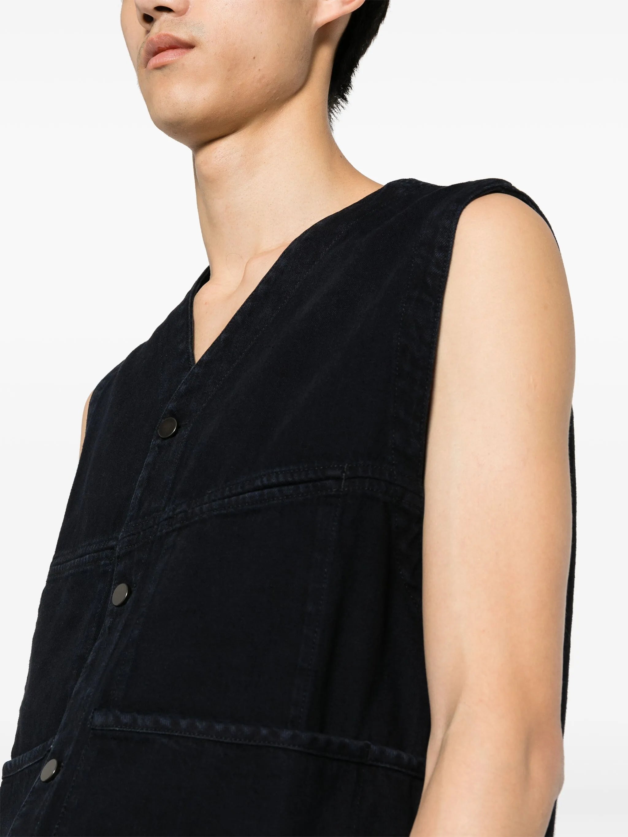 4 Pocket denim gilet