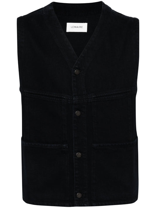 4 Pocket denim gilet