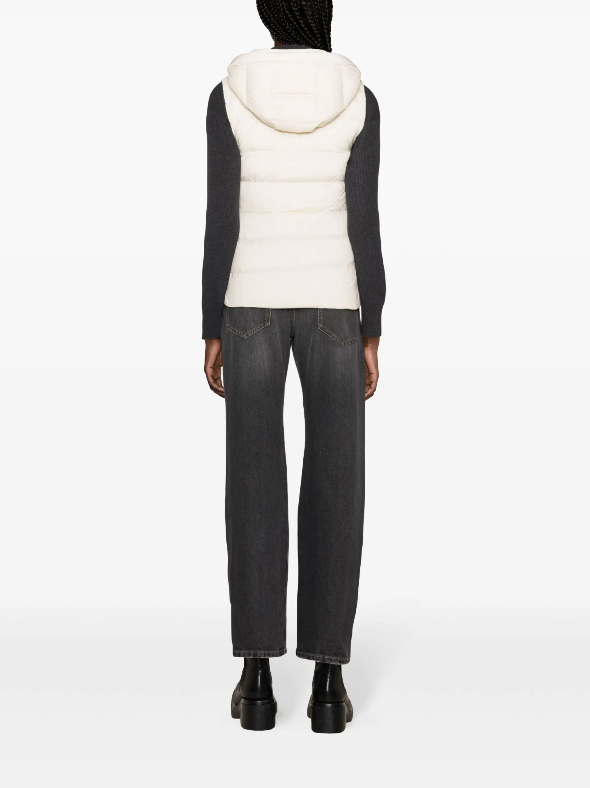 Clair hooded puffer gilet
