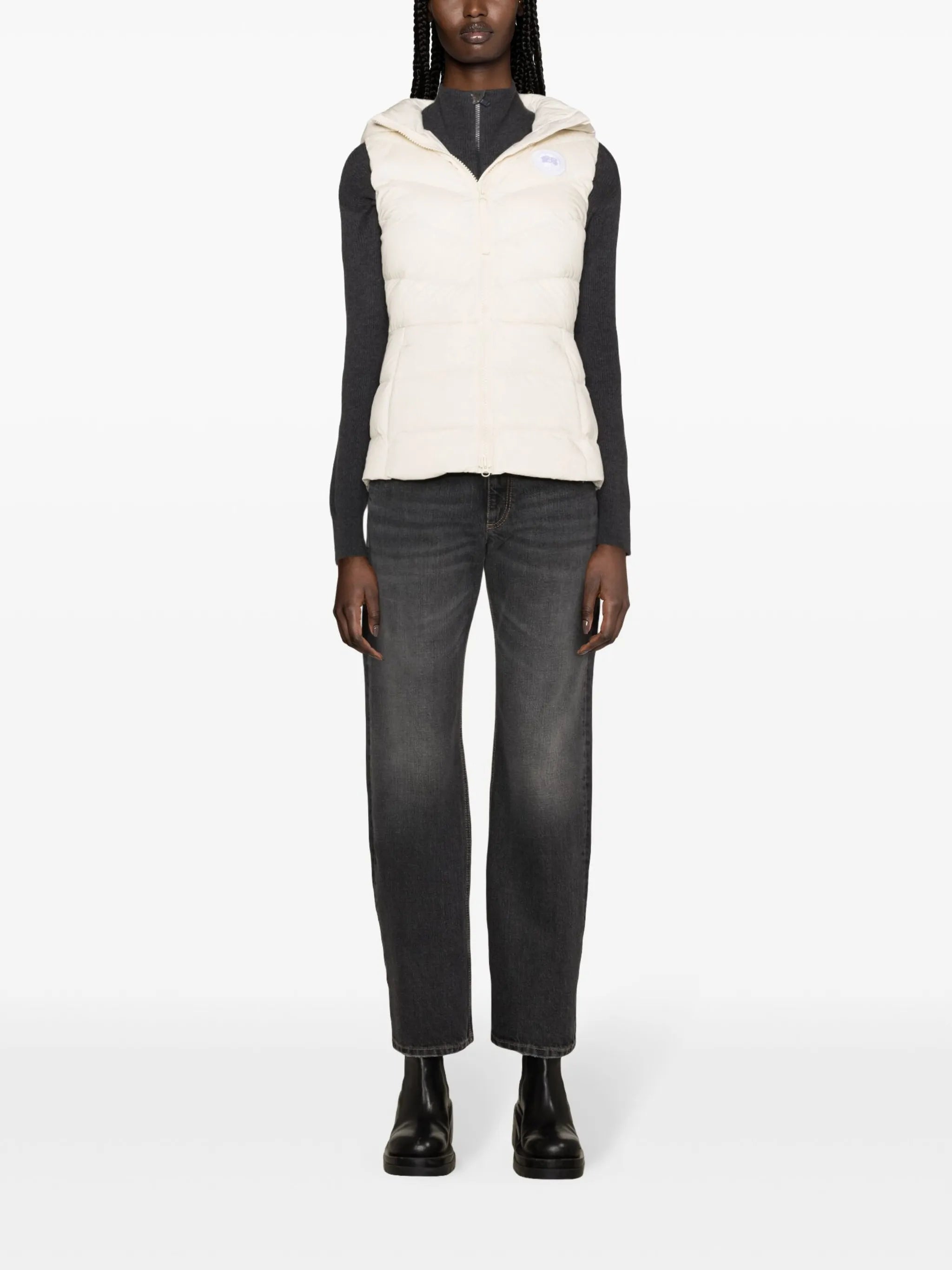 Clair hooded puffer gilet