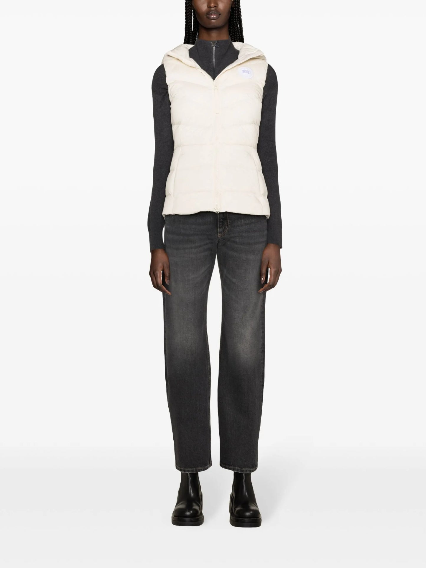 Clair hooded puffer gilet