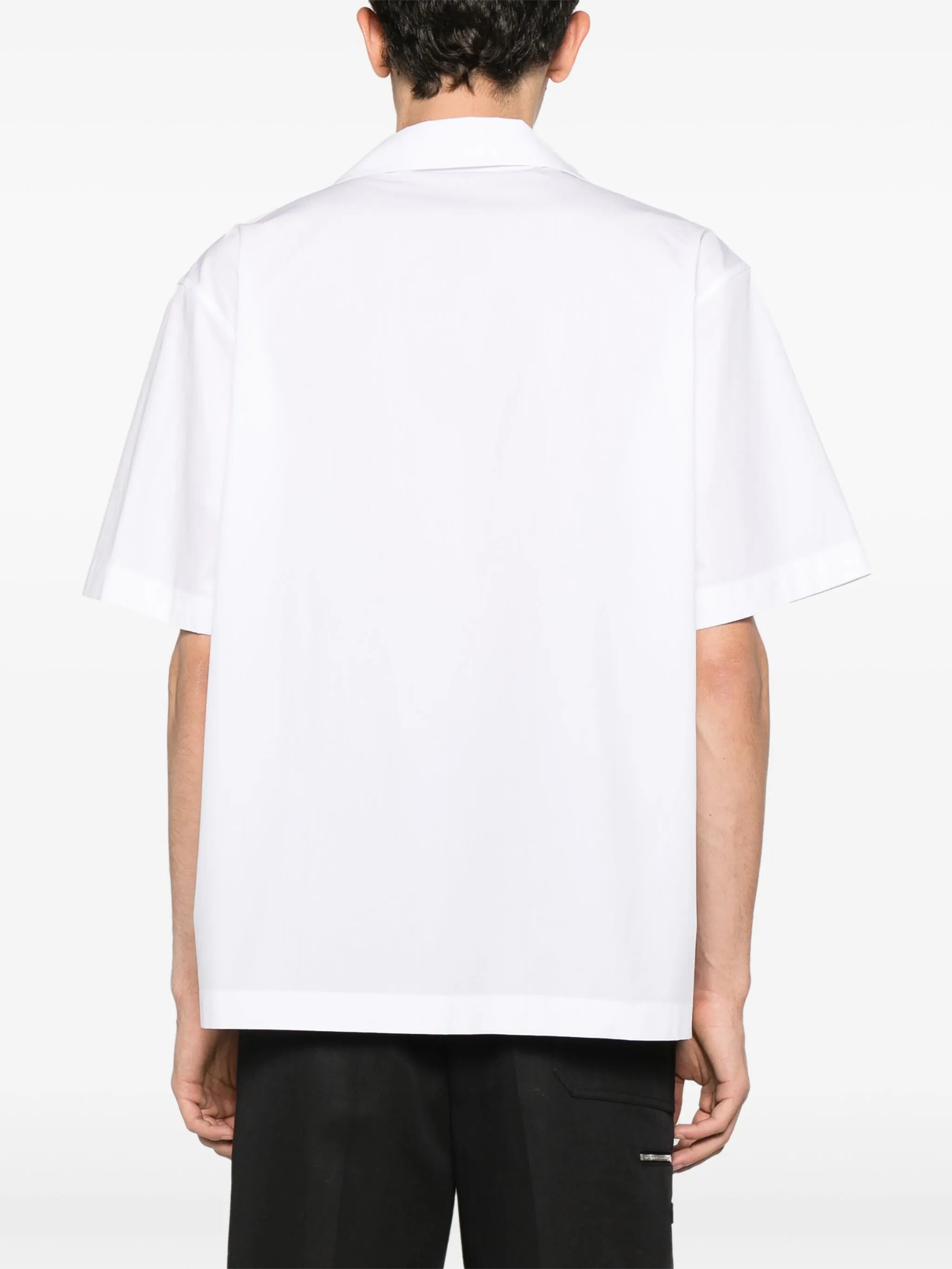V-detail bowling shirt