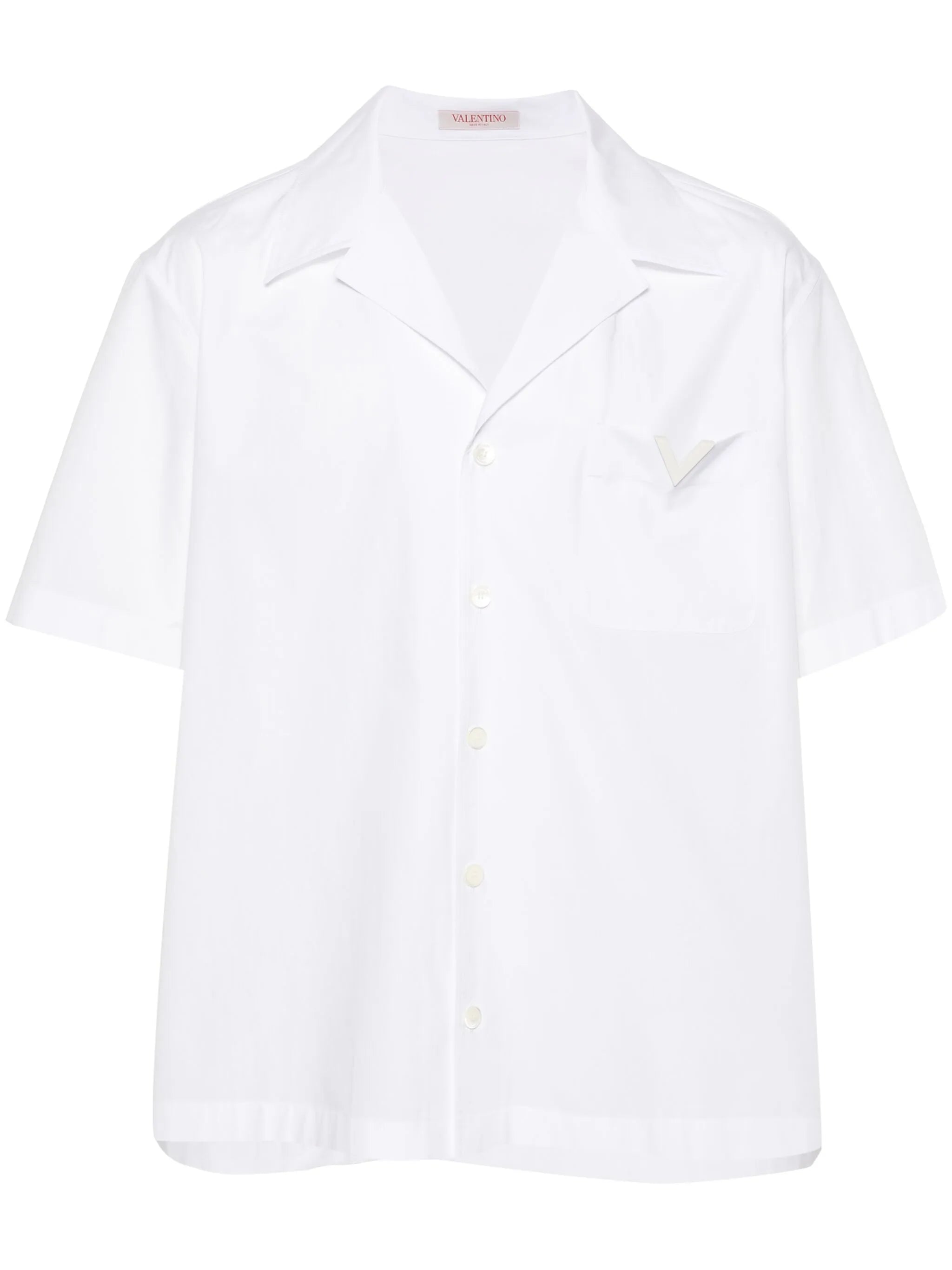 V-detail bowling shirt