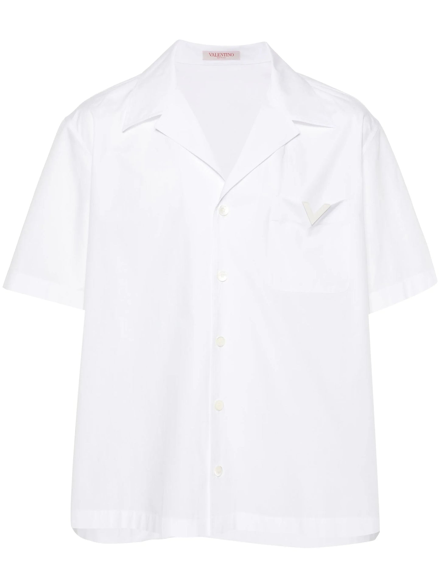 V-detail bowling shirt