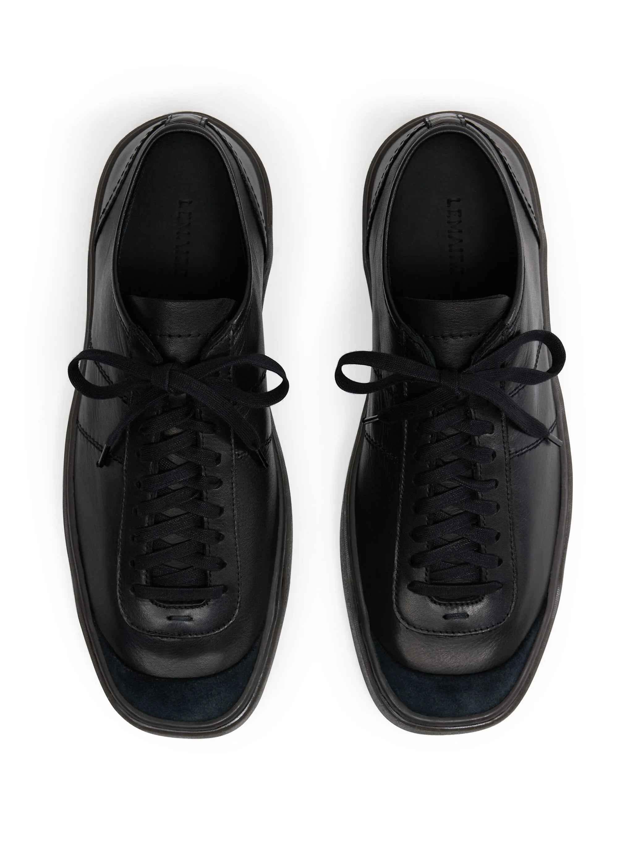 Linoleum lace-up sneakers