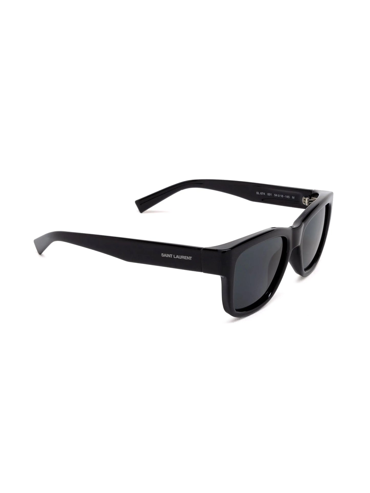 logo-print wayfarer-frame sunglasses