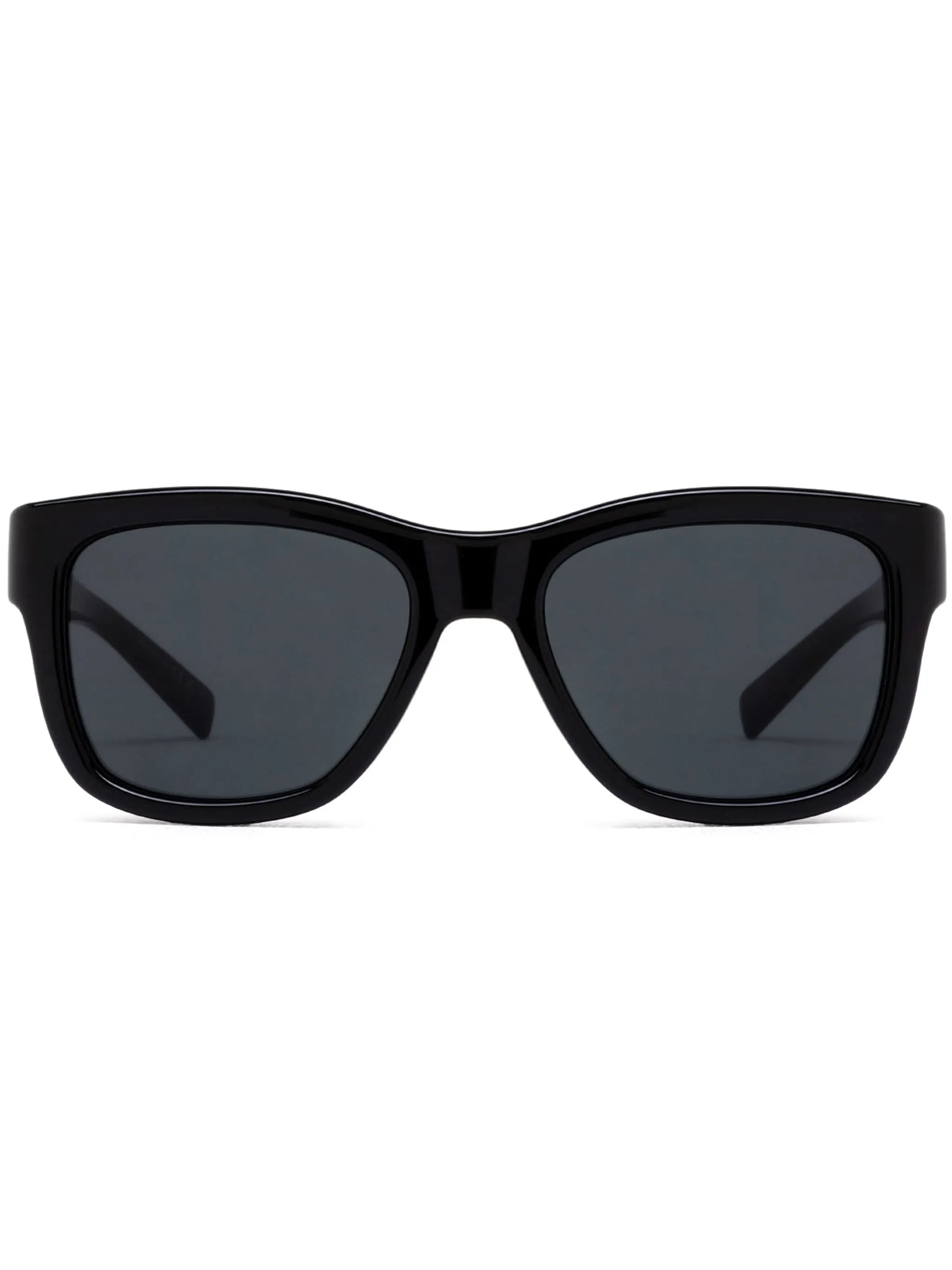 logo-print wayfarer-frame sunglasses