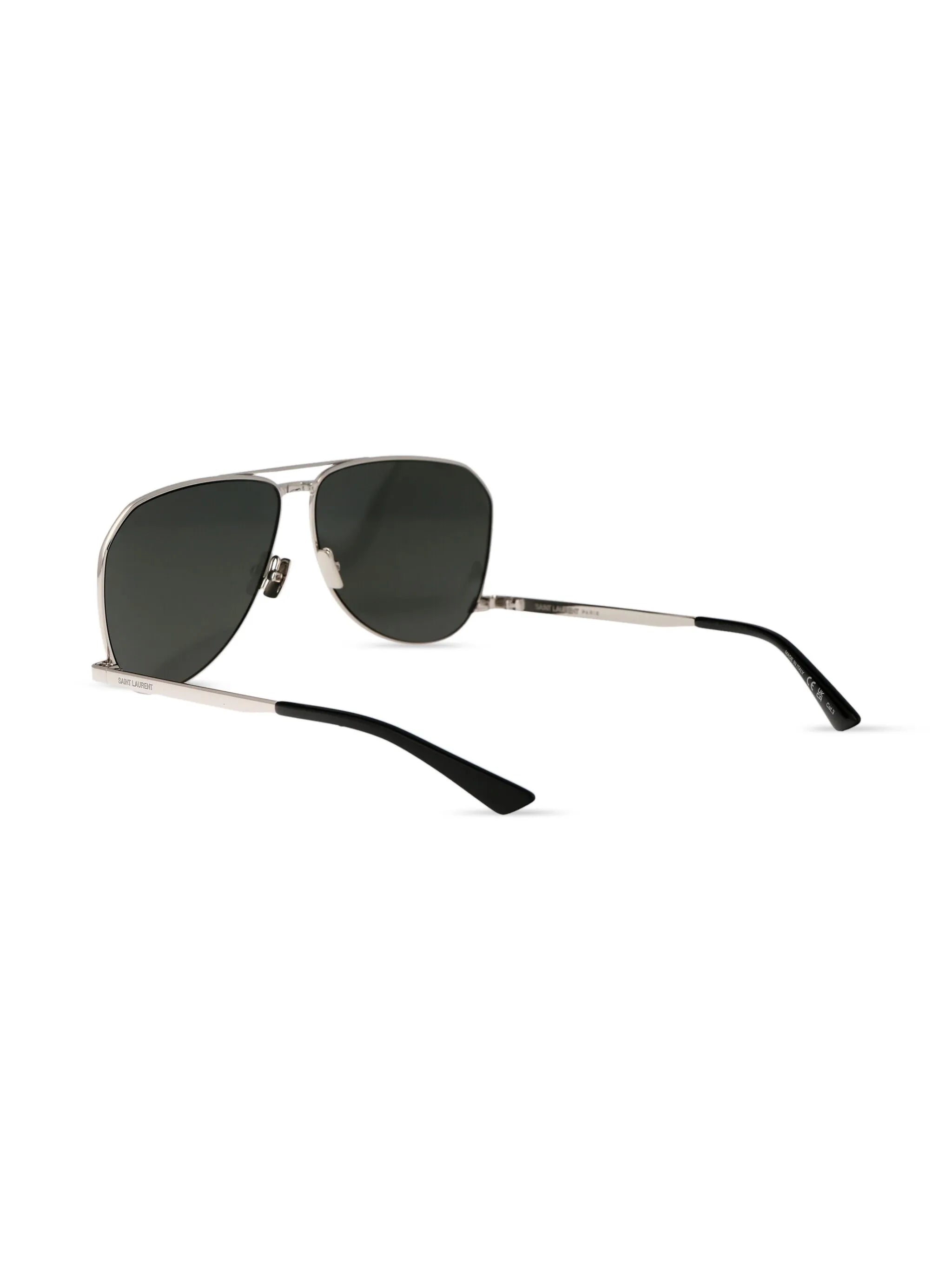 logo-engraved pilot-frame sunglasses