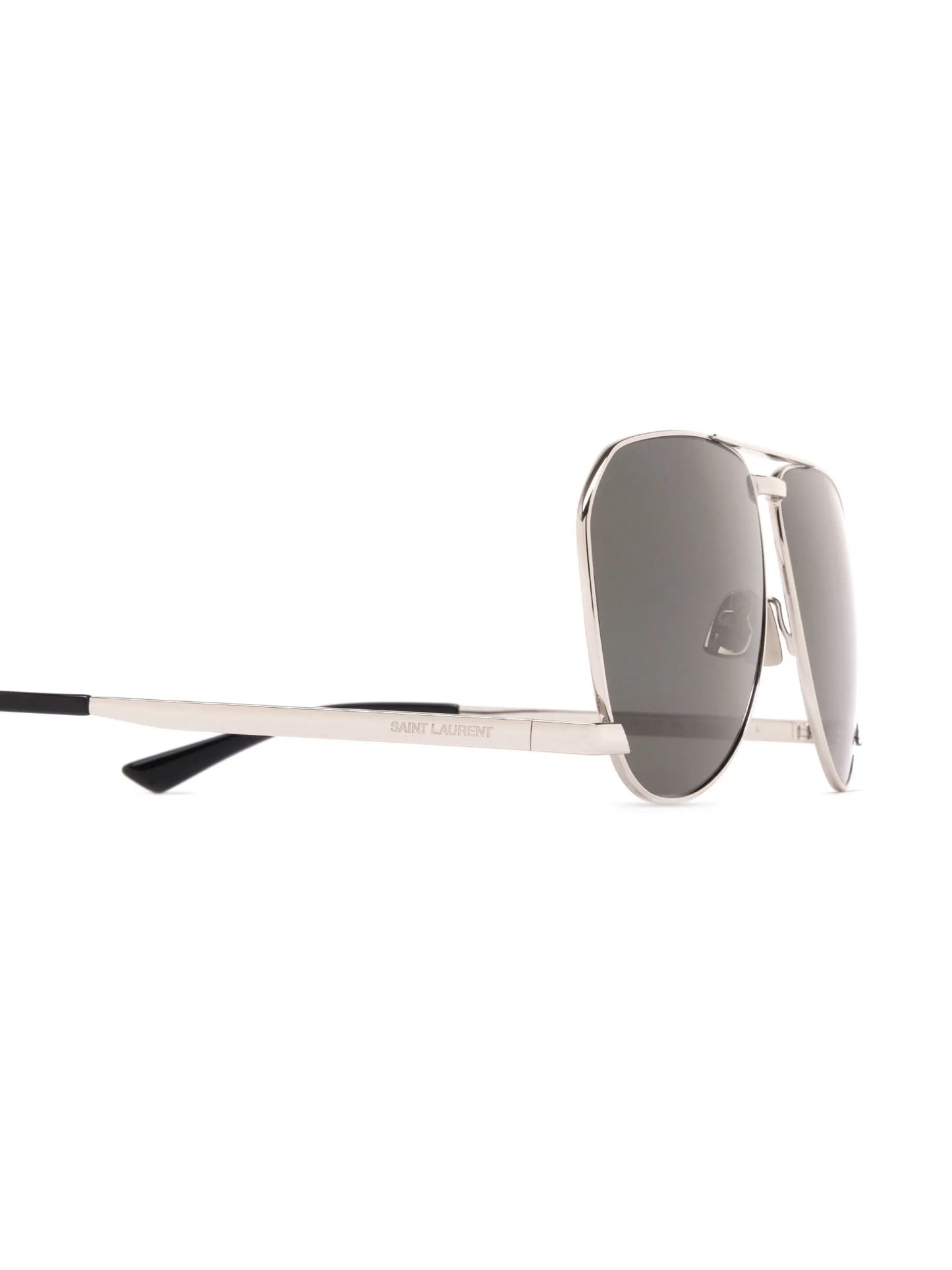 logo-engraved pilot-frame sunglasses