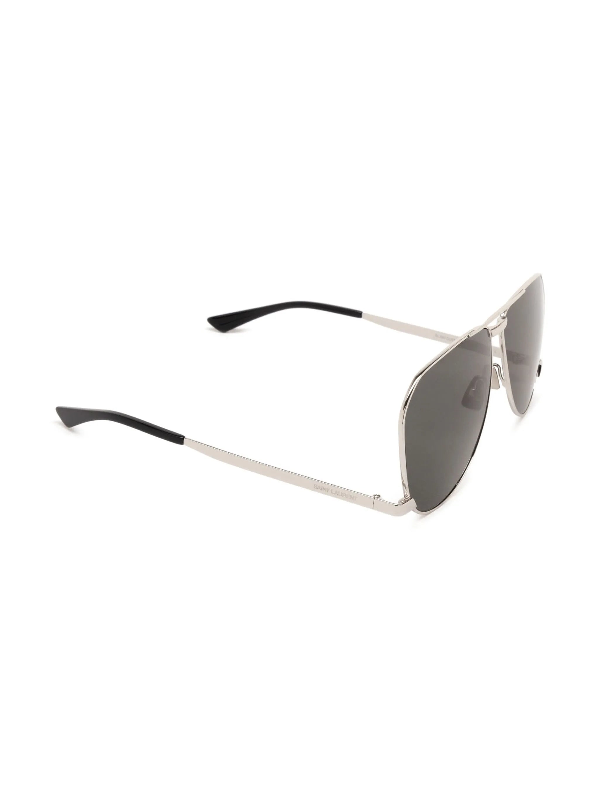 logo-engraved pilot-frame sunglasses