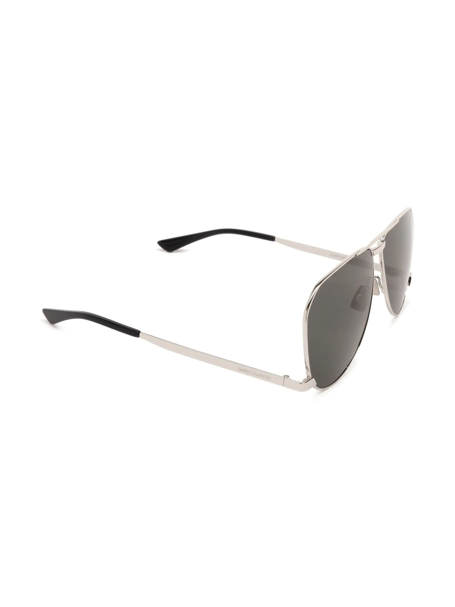 logo-engraved pilot-frame sunglasses