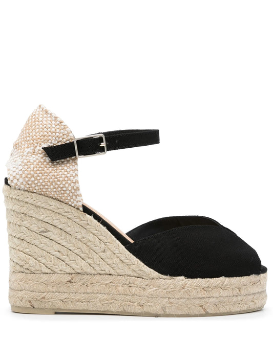 Bianca 105mm woven-raffia espadrilles