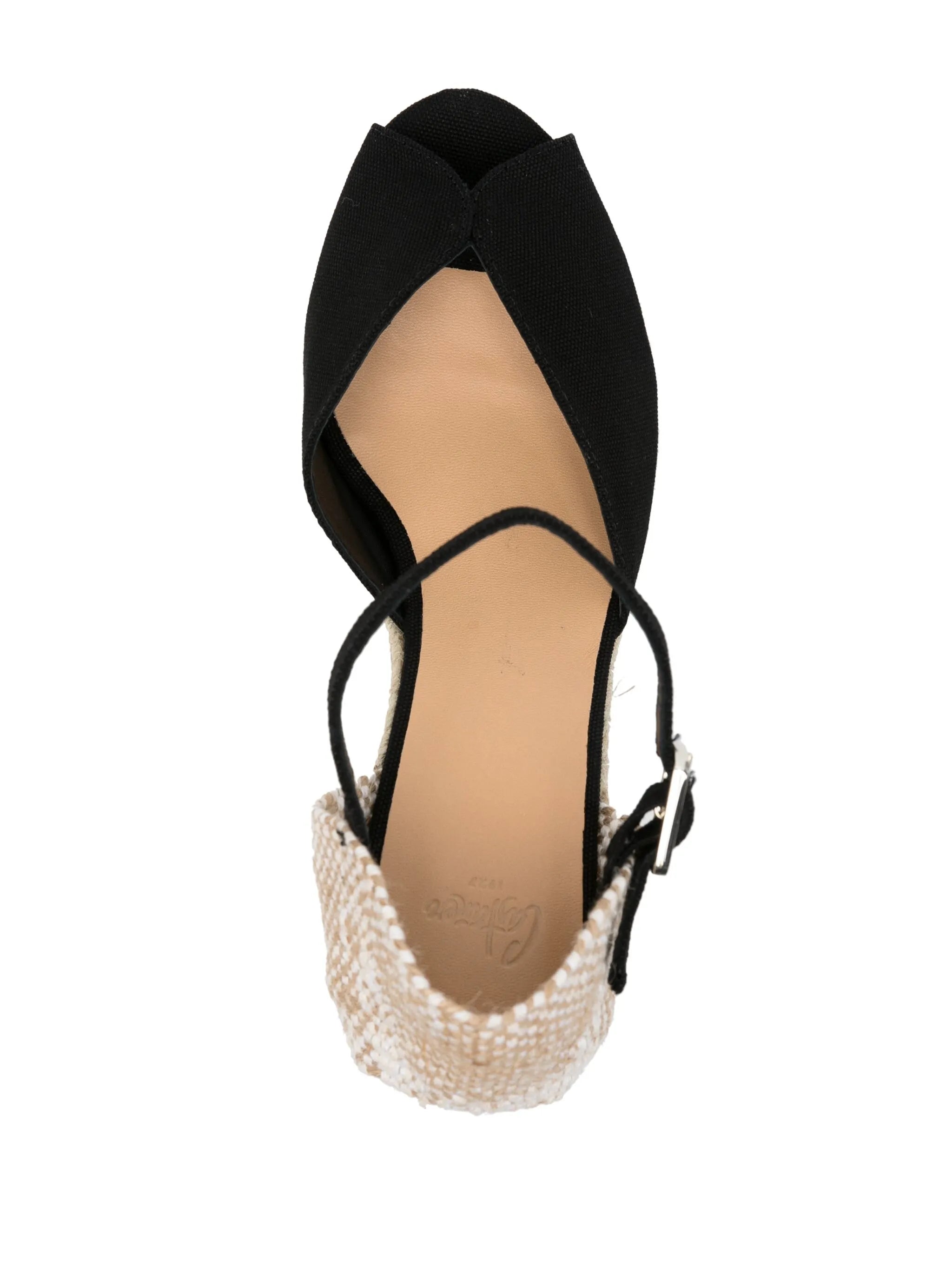 Bianca 105mm woven-raffia espadrilles