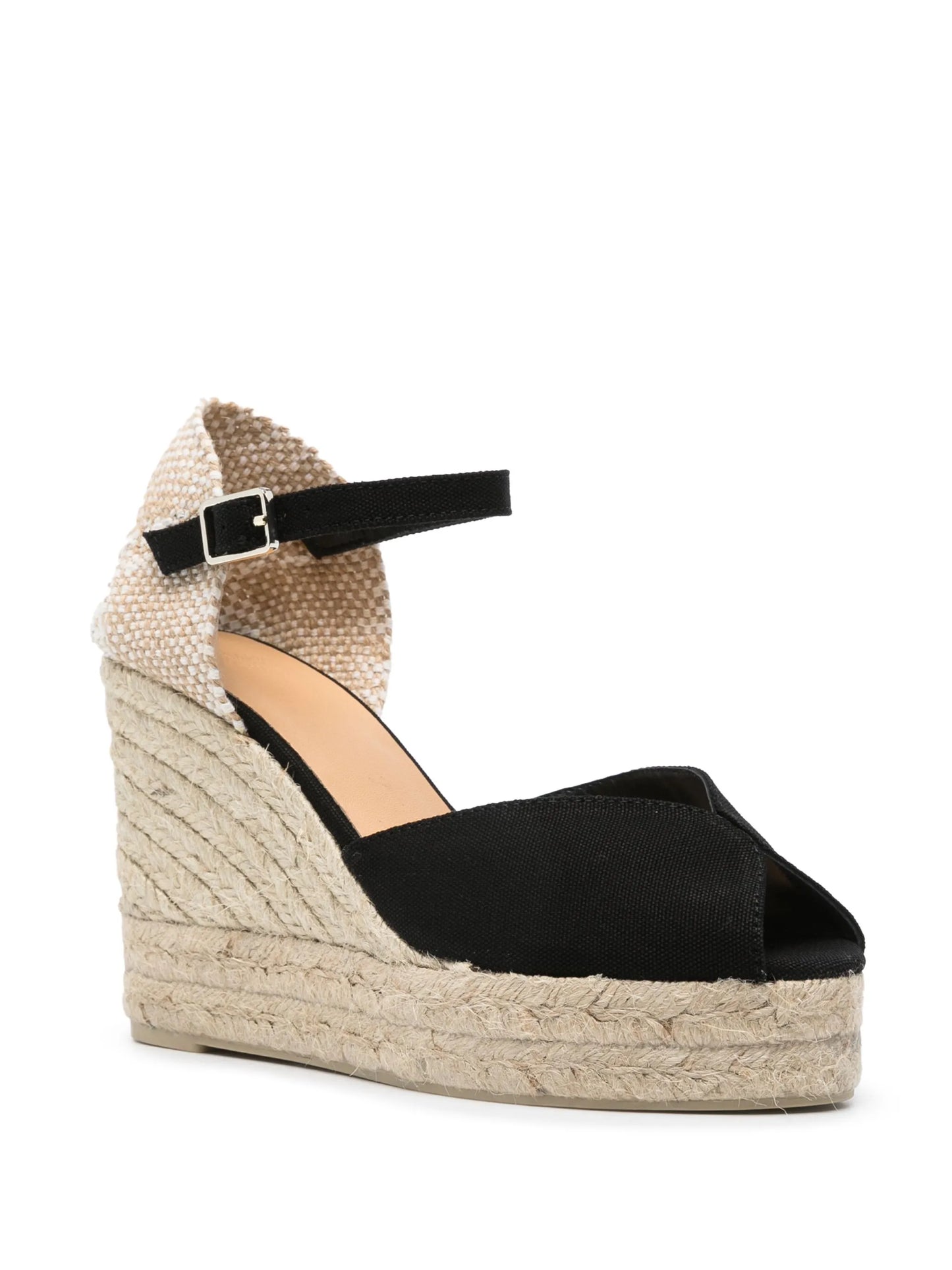 Bianca 105mm woven-raffia espadrilles