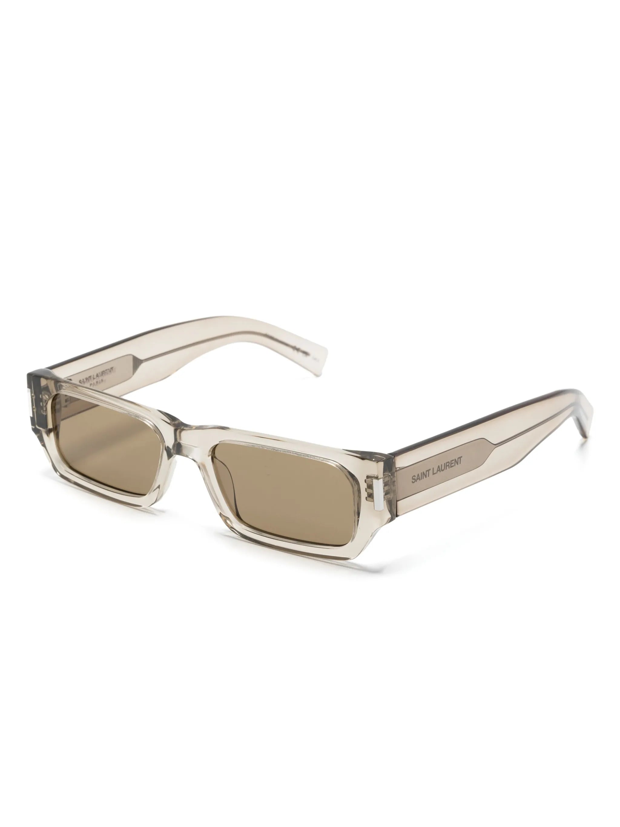 Naked Wire rectangle-frame sunglasses