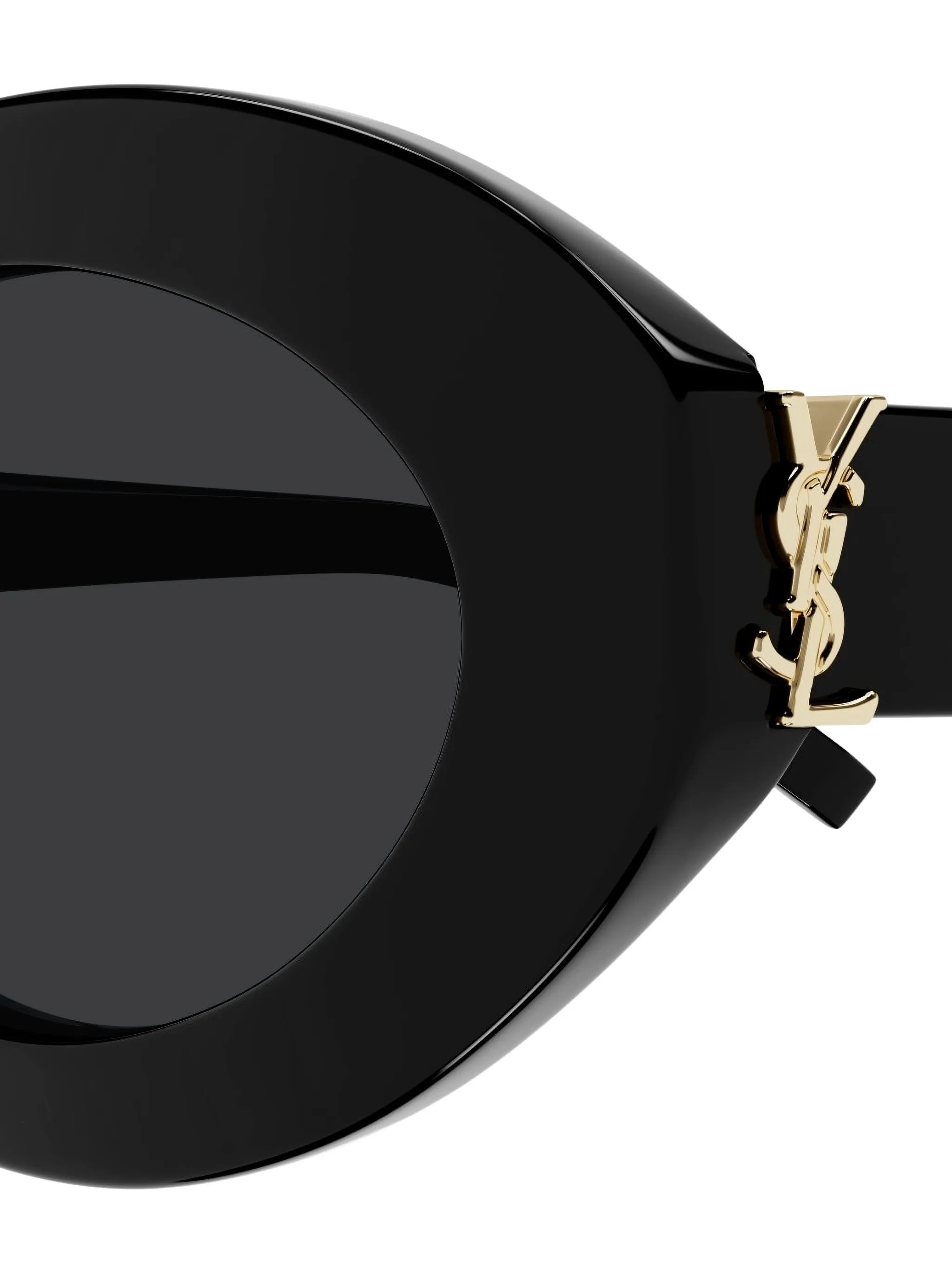 oval-frame sunglasses