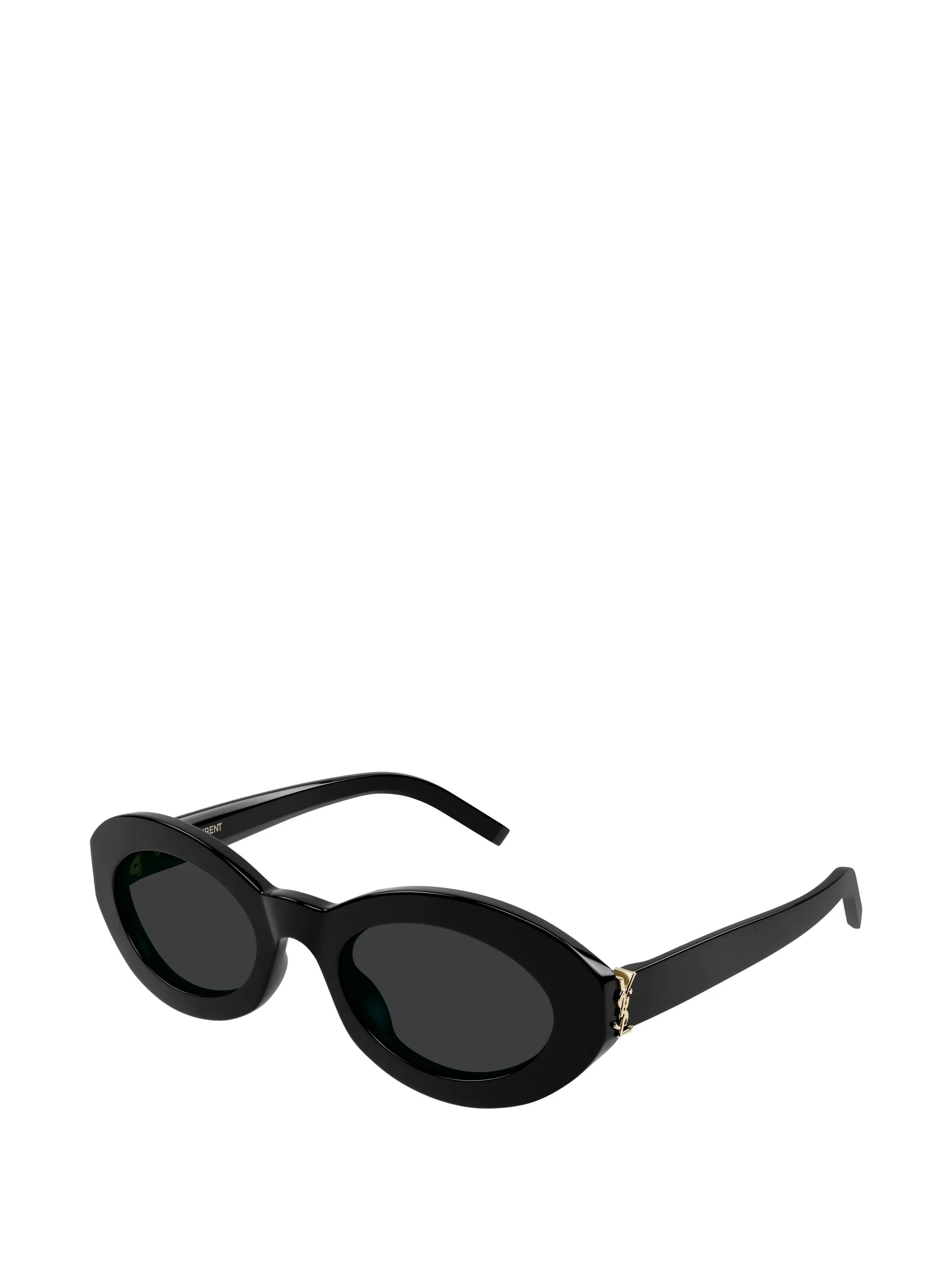 oval-frame sunglasses