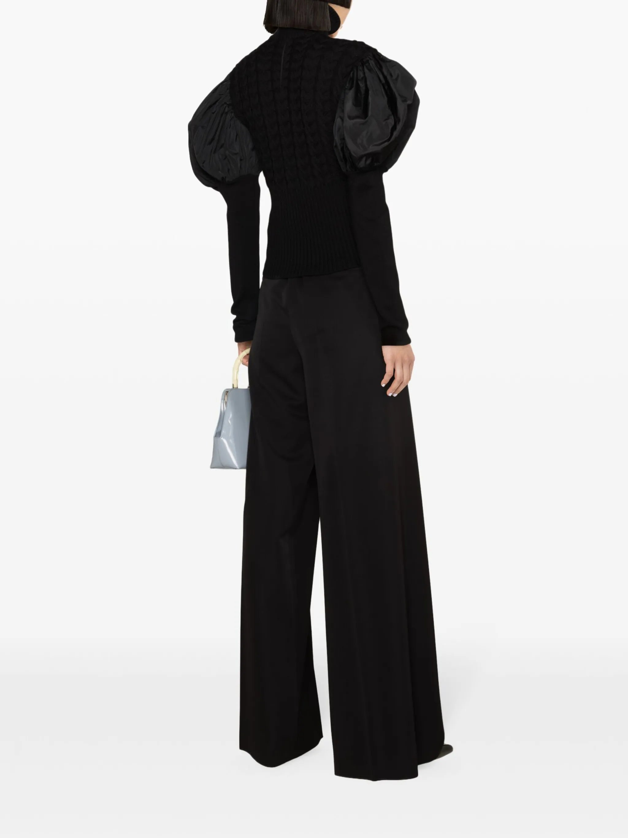 Aster puff-sleeve jumper