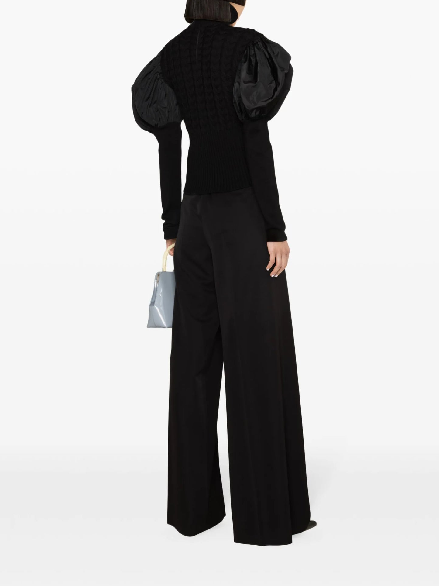 Aster puff-sleeve jumper
