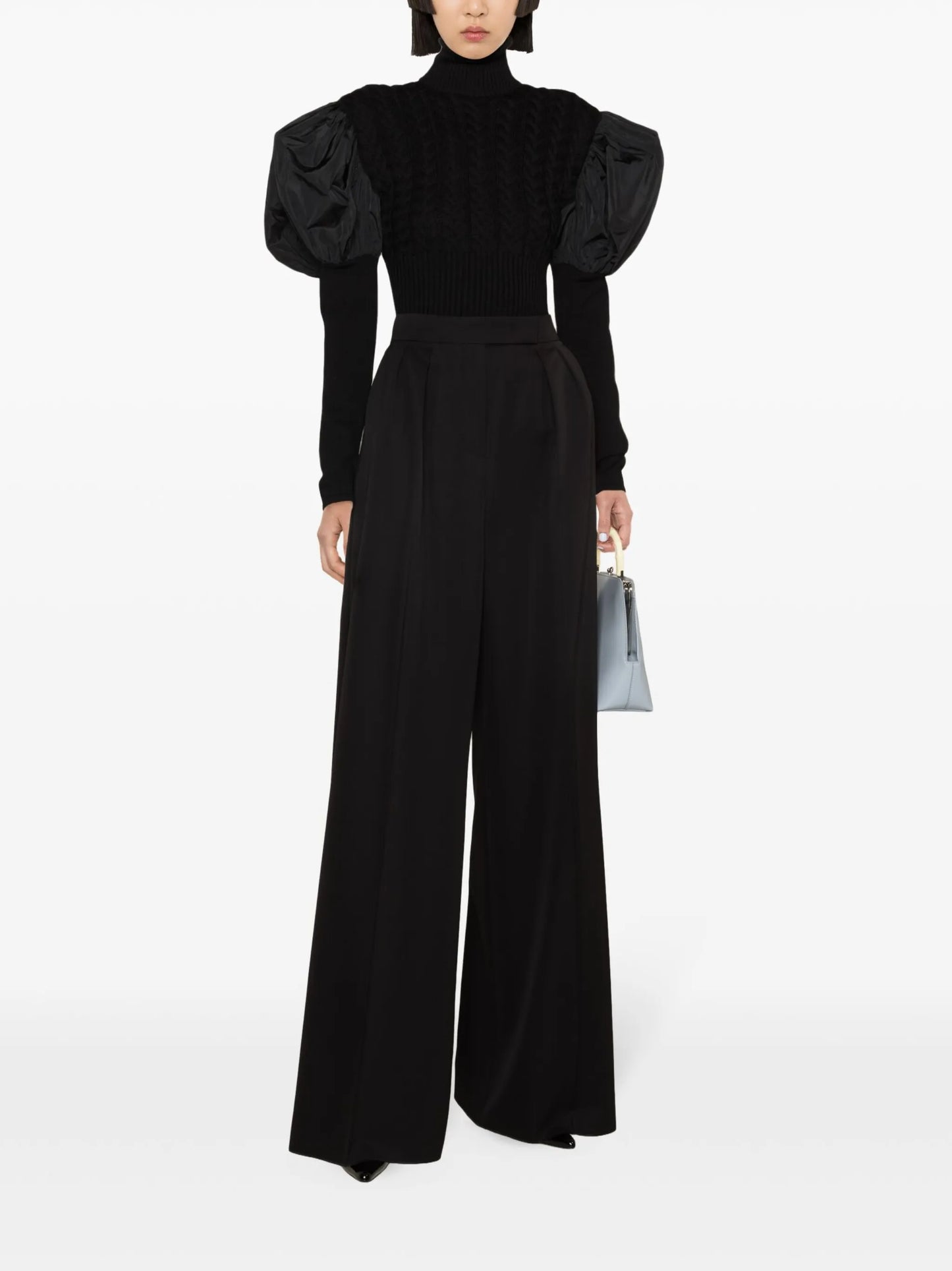 Aster puff-sleeve jumper