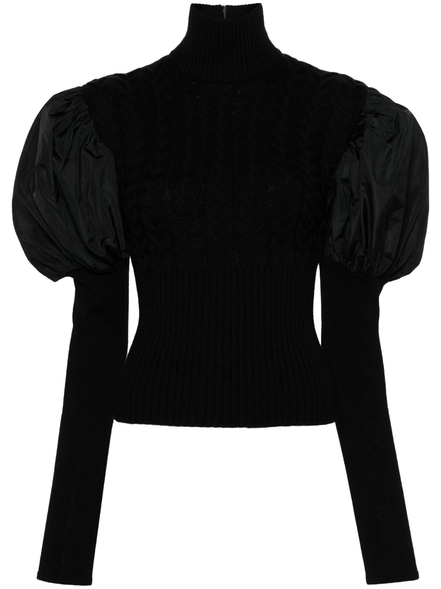 Aster puff-sleeve jumper
