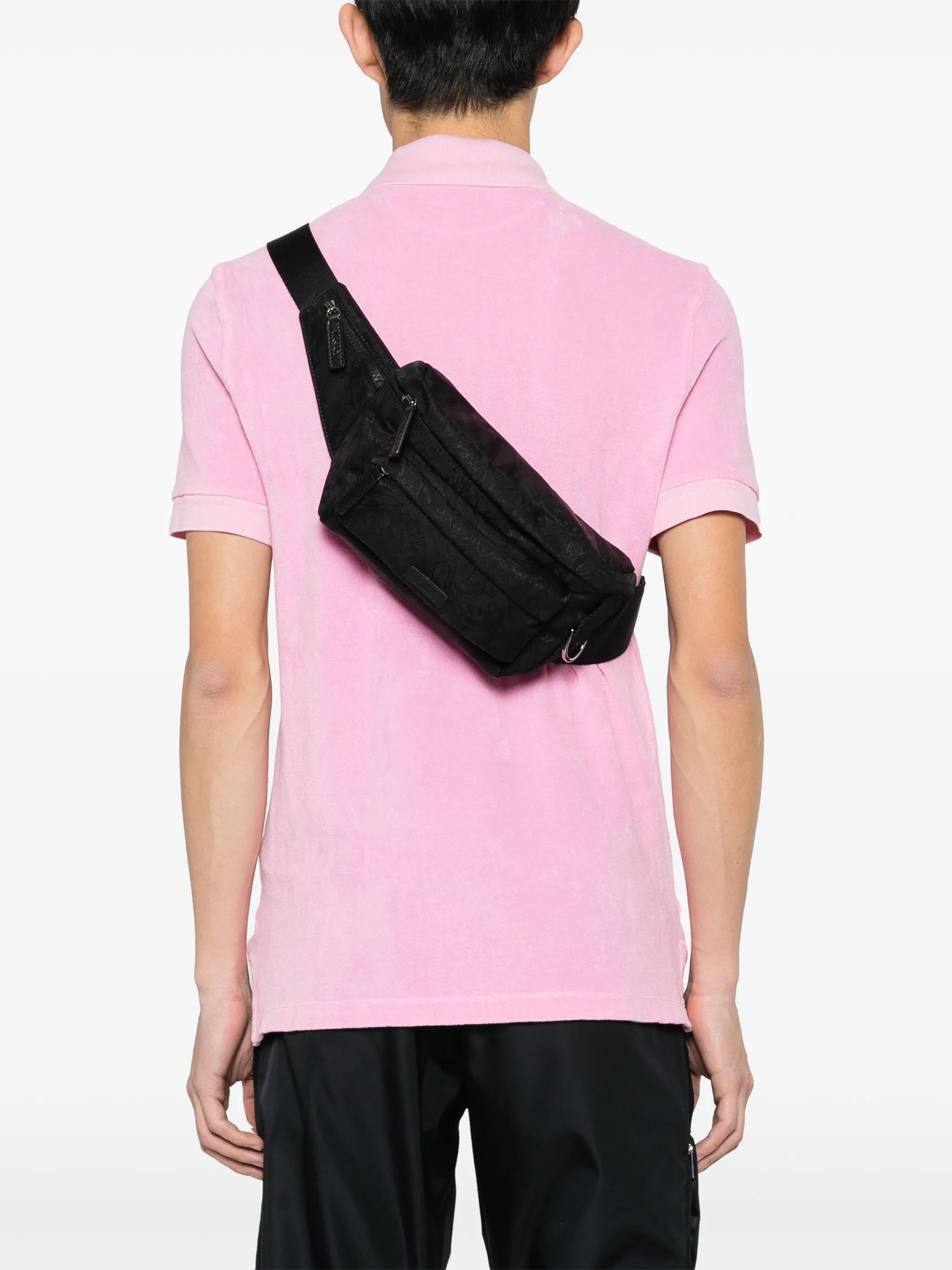 Barocco-jacquard belt bag