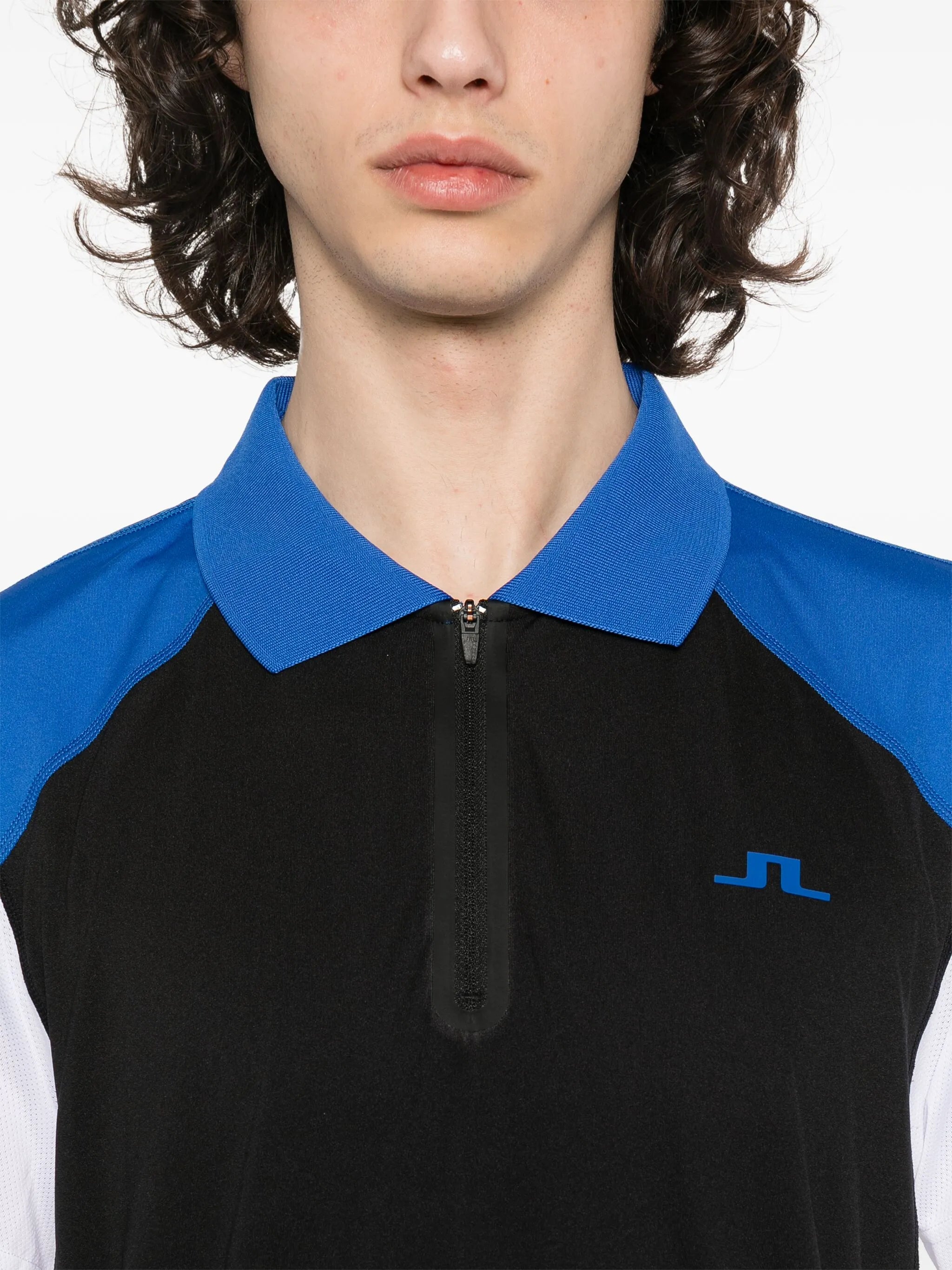 Arch panelled polo shirt