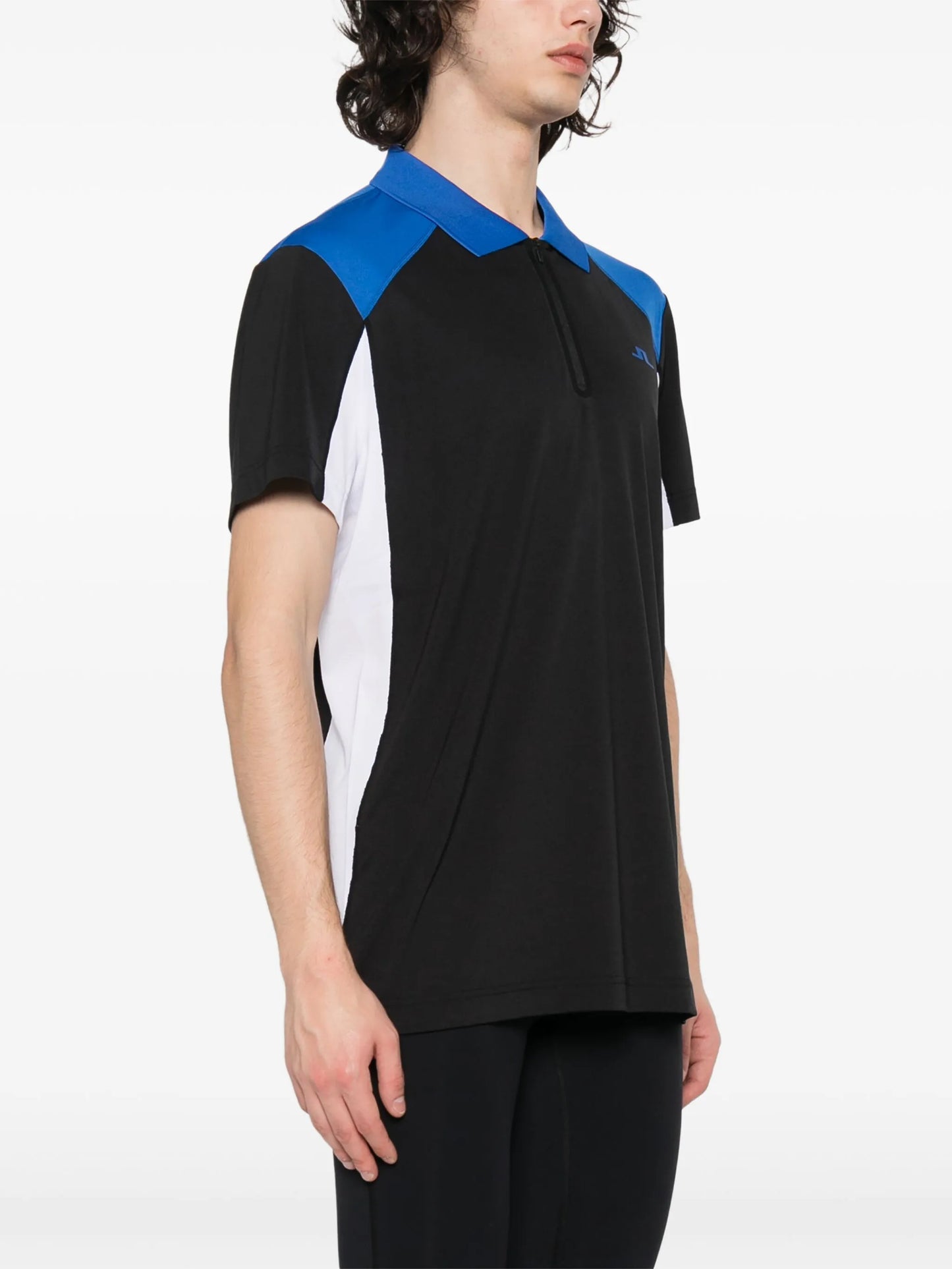 Arch panelled polo shirt