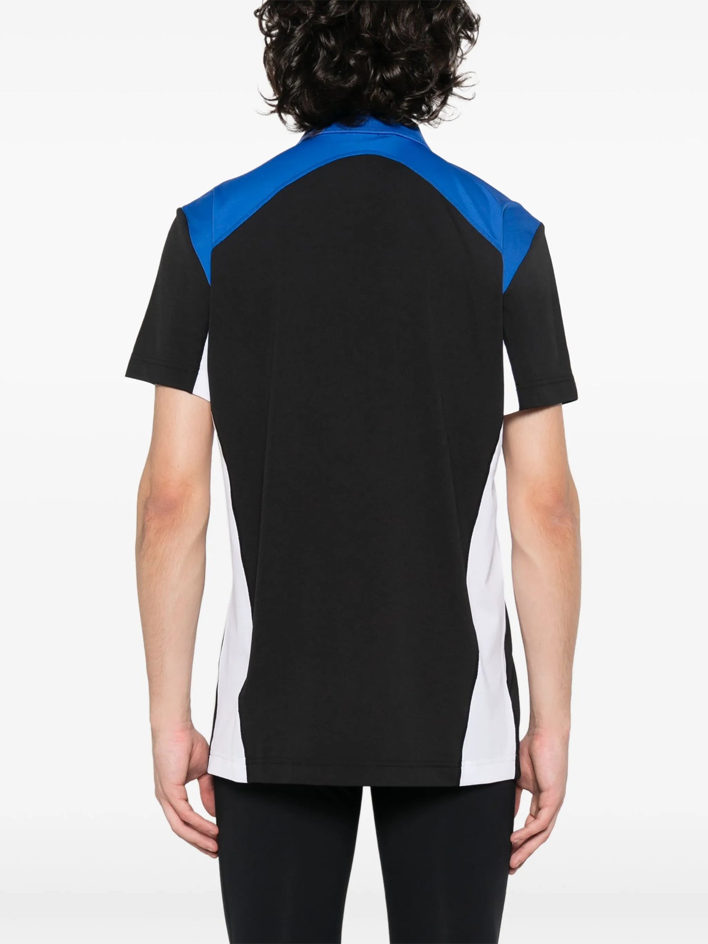 Arch panelled polo shirt
